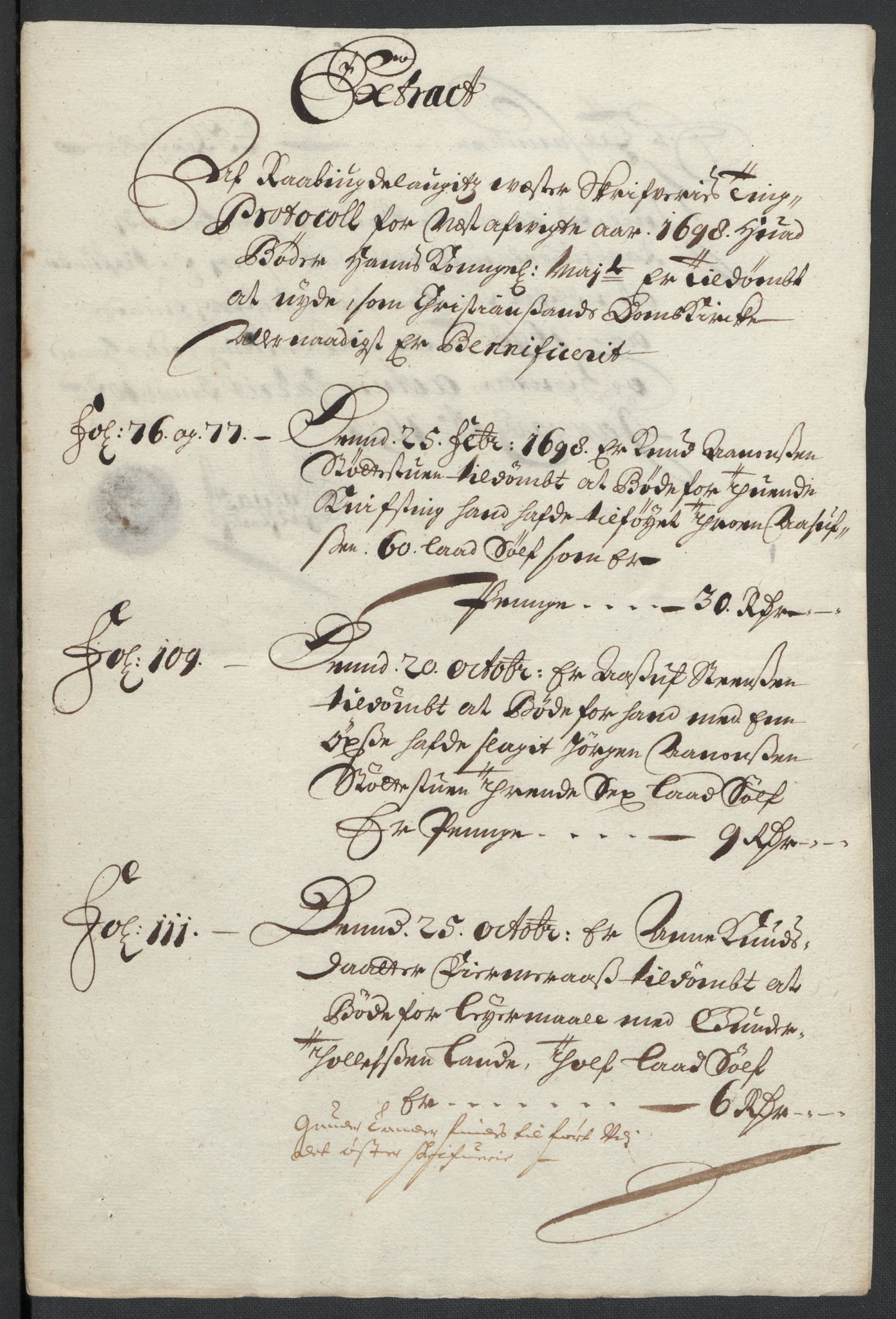 Rentekammeret inntil 1814, Reviderte regnskaper, Fogderegnskap, AV/RA-EA-4092/R40/L2445: Fogderegnskap Råbyggelag, 1697-1699, p. 121