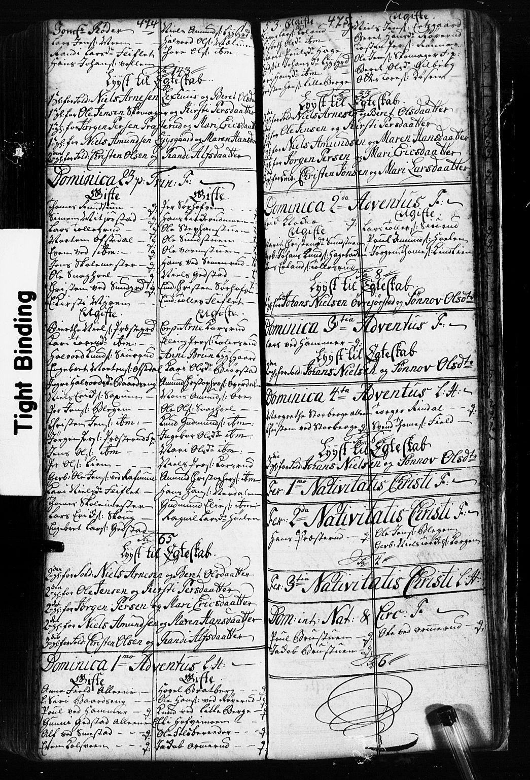Fåberg prestekontor, SAH/PREST-086/H/Ha/Hab/L0002: Parish register (copy) no. 2, 1741-1756, p. 474-475
