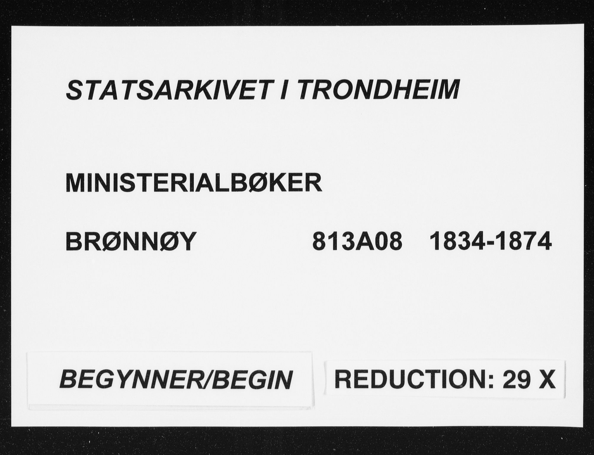 Ministerialprotokoller, klokkerbøker og fødselsregistre - Nordland, AV/SAT-A-1459/813/L0198: Parish register (official) no. 813A08, 1834-1874