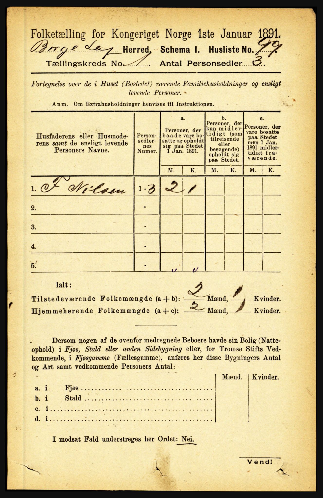 RA, 1891 census for 1862 Borge, 1891, p. 124