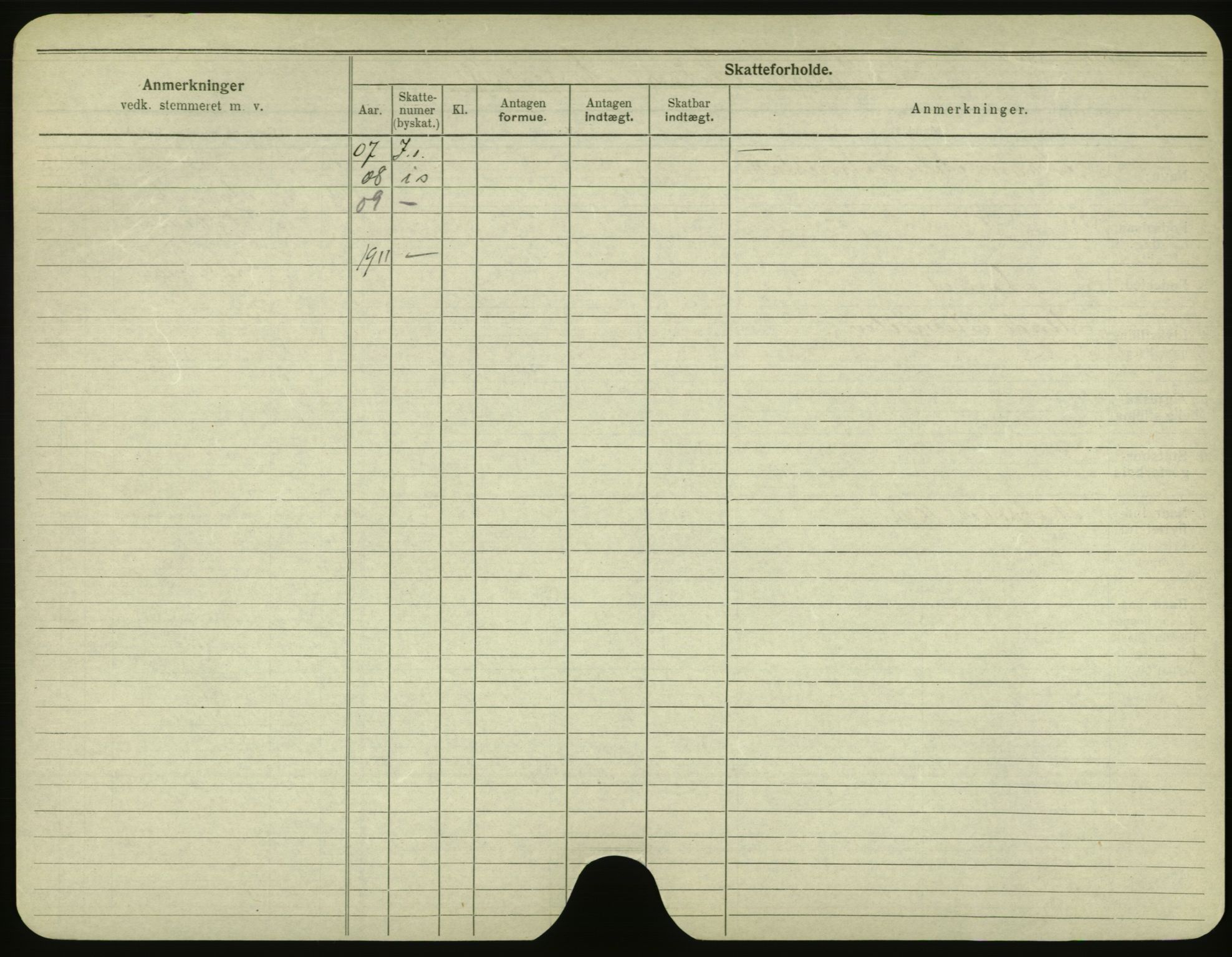 Oslo folkeregister, Registerkort, SAO/A-11715/F/Fa/Fac/L0001: Menn, 1906-1914, p. 700b