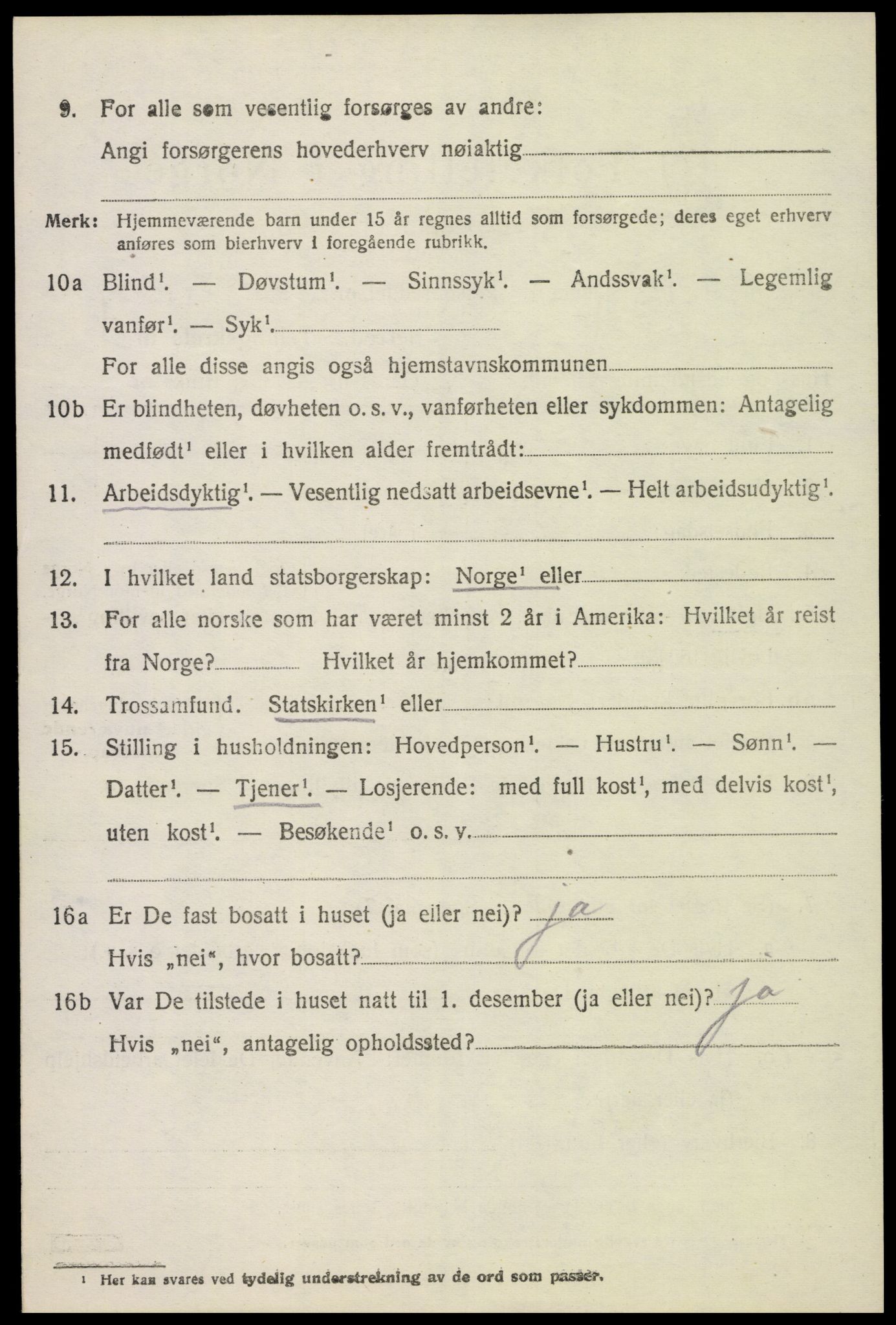 SAH, 1920 census for Ringsaker, 1920, p. 8559