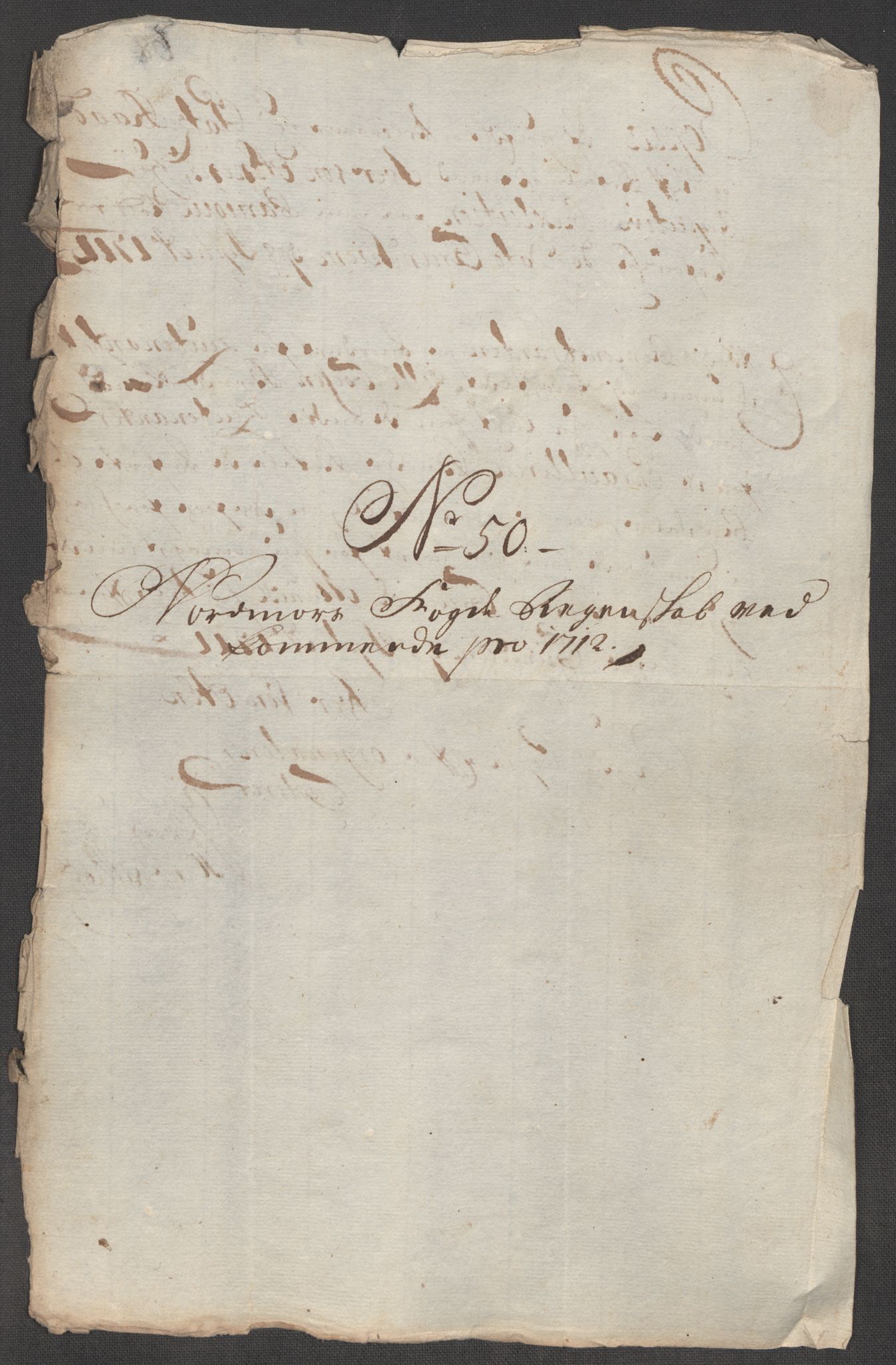 Rentekammeret inntil 1814, Reviderte regnskaper, Fogderegnskap, RA/EA-4092/R56/L3746: Fogderegnskap Nordmøre, 1712, p. 248