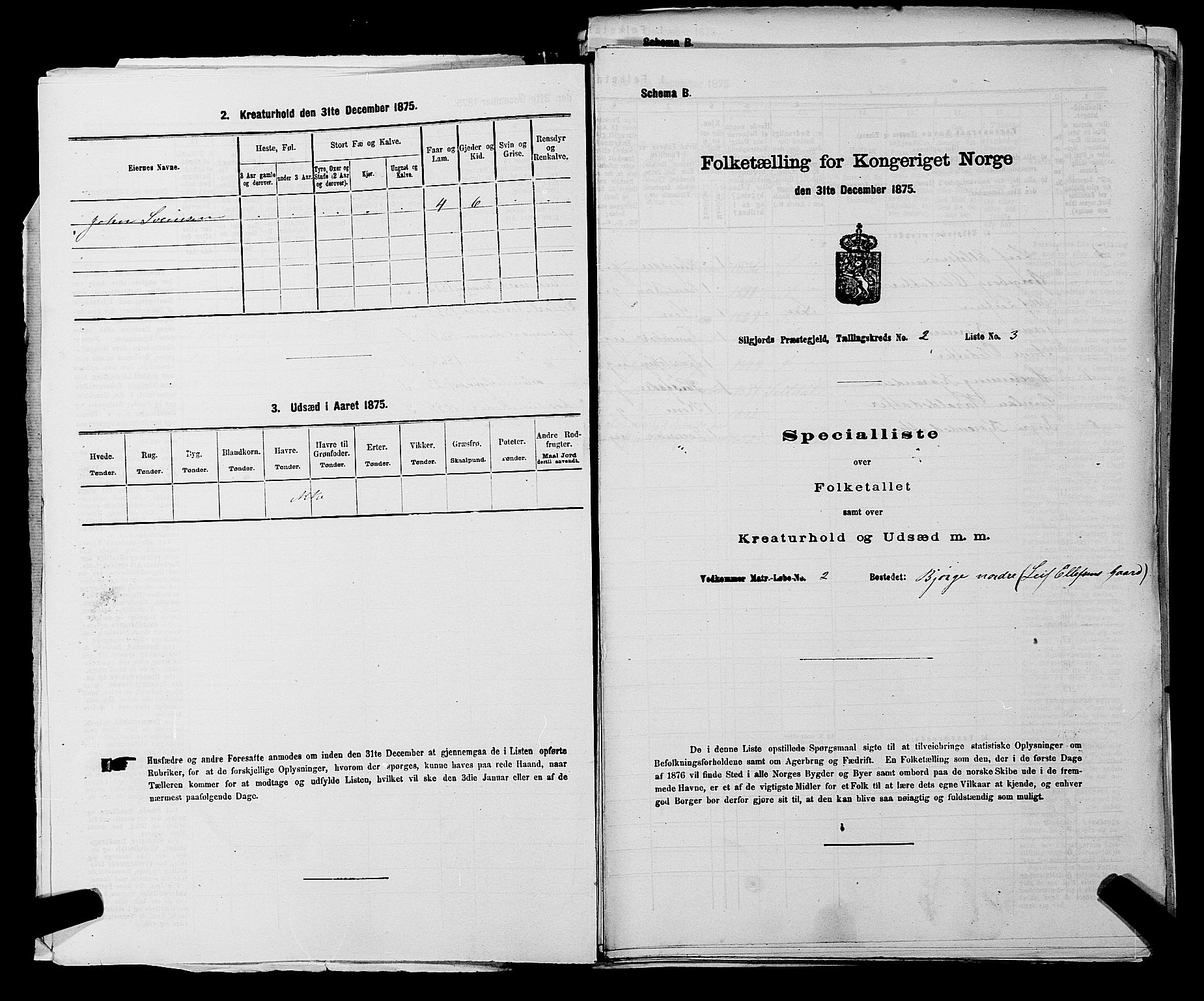 SAKO, 1875 census for 0828P Seljord, 1875, p. 173