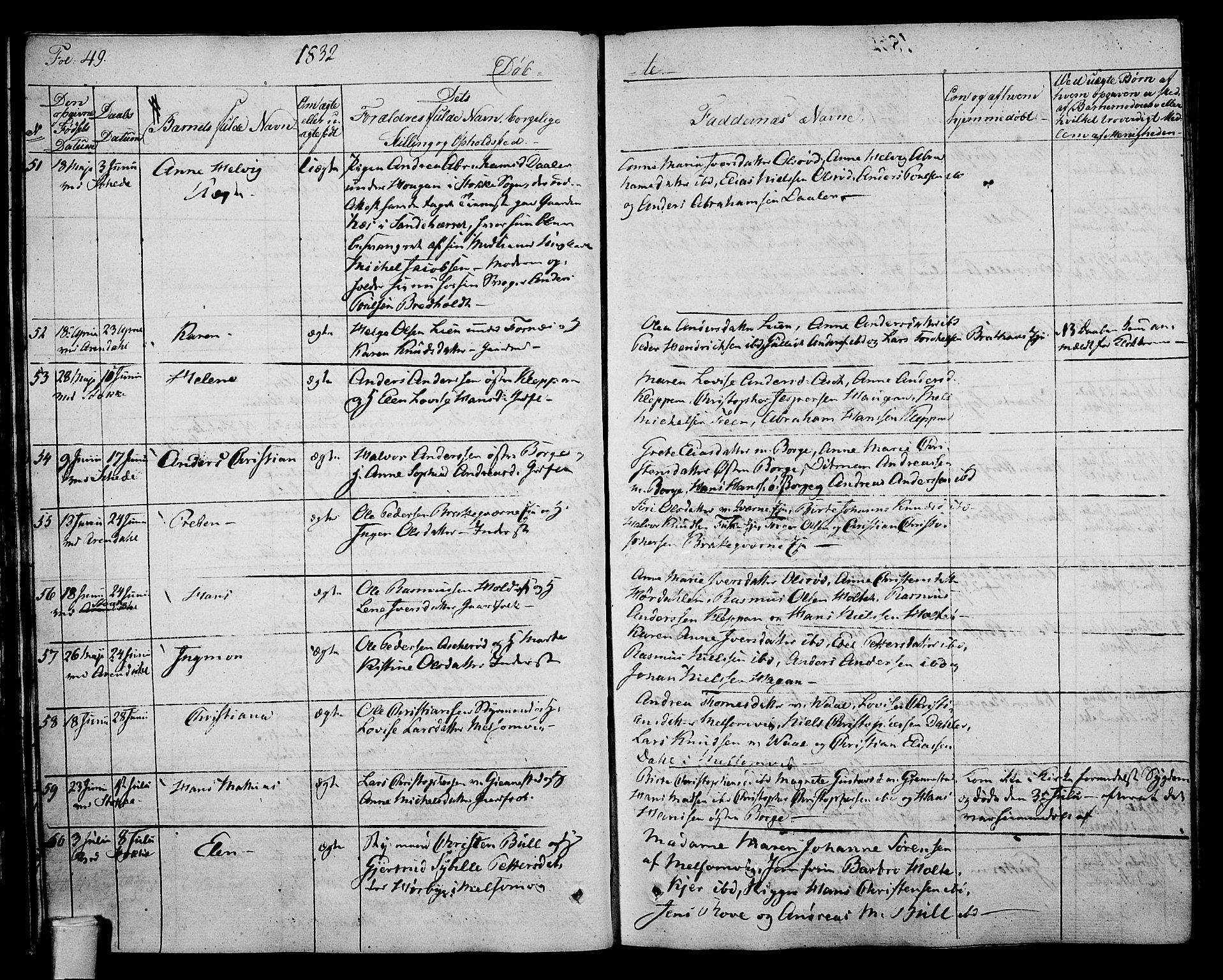 Stokke kirkebøker, SAKO/A-320/F/Fa/L0006: Parish register (official) no. I 6, 1826-1843, p. 49