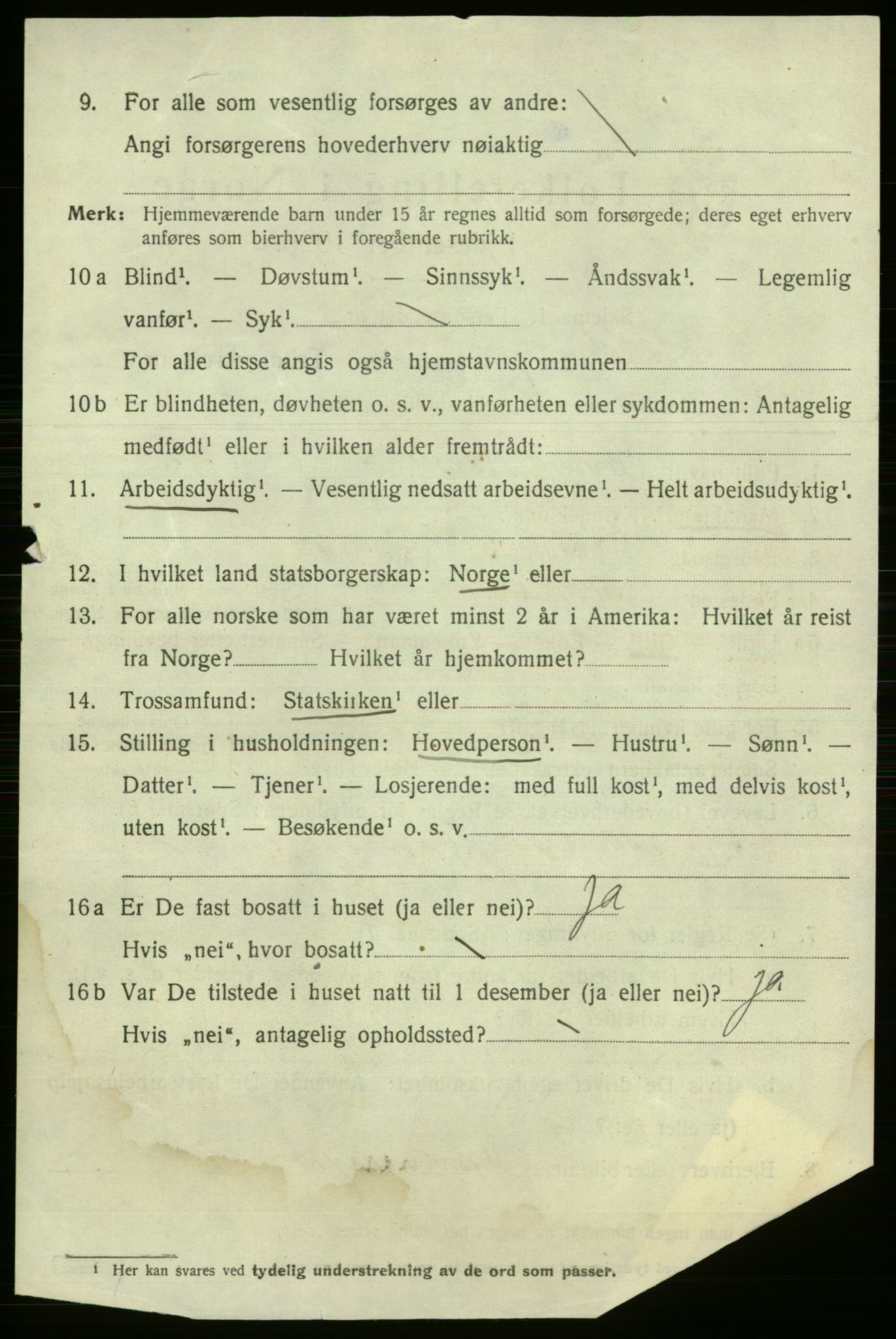 SAO, 1920 census for Fredrikshald, 1920, p. 17413