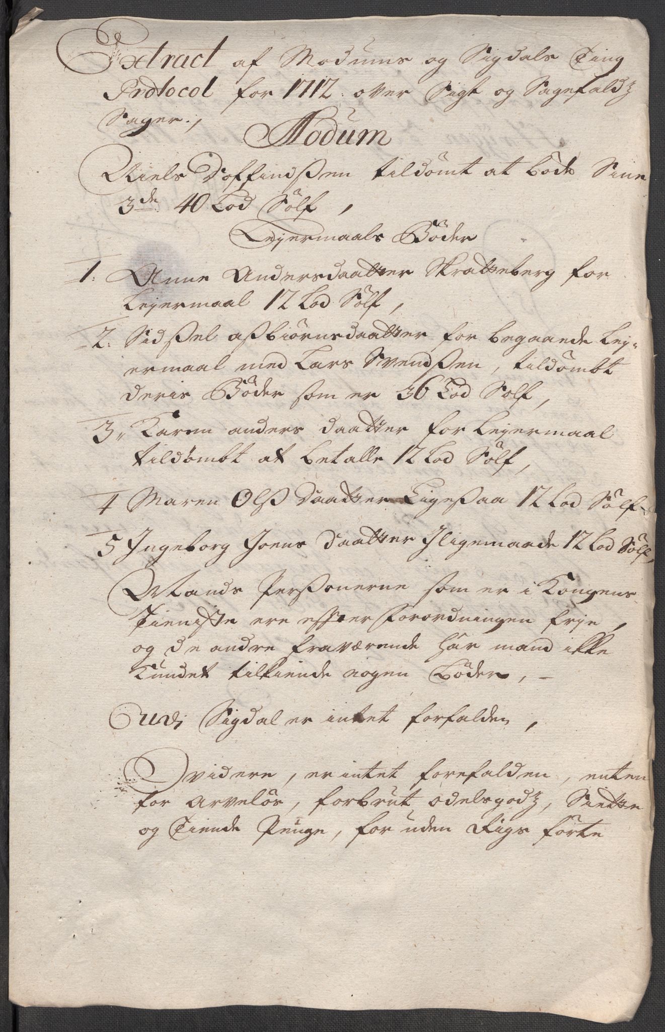 Rentekammeret inntil 1814, Reviderte regnskaper, Fogderegnskap, AV/RA-EA-4092/R31/L1707: Fogderegnskap Hurum, Røyken, Eiker, Lier og Buskerud, 1712, p. 266