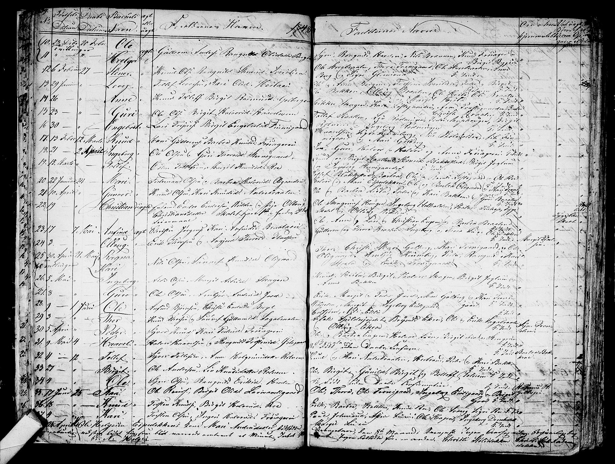 Gol kirkebøker, AV/SAKO-A-226/G/Ga/L0001: Parish register (copy) no. I 1, 1841-1860, p. 39-40