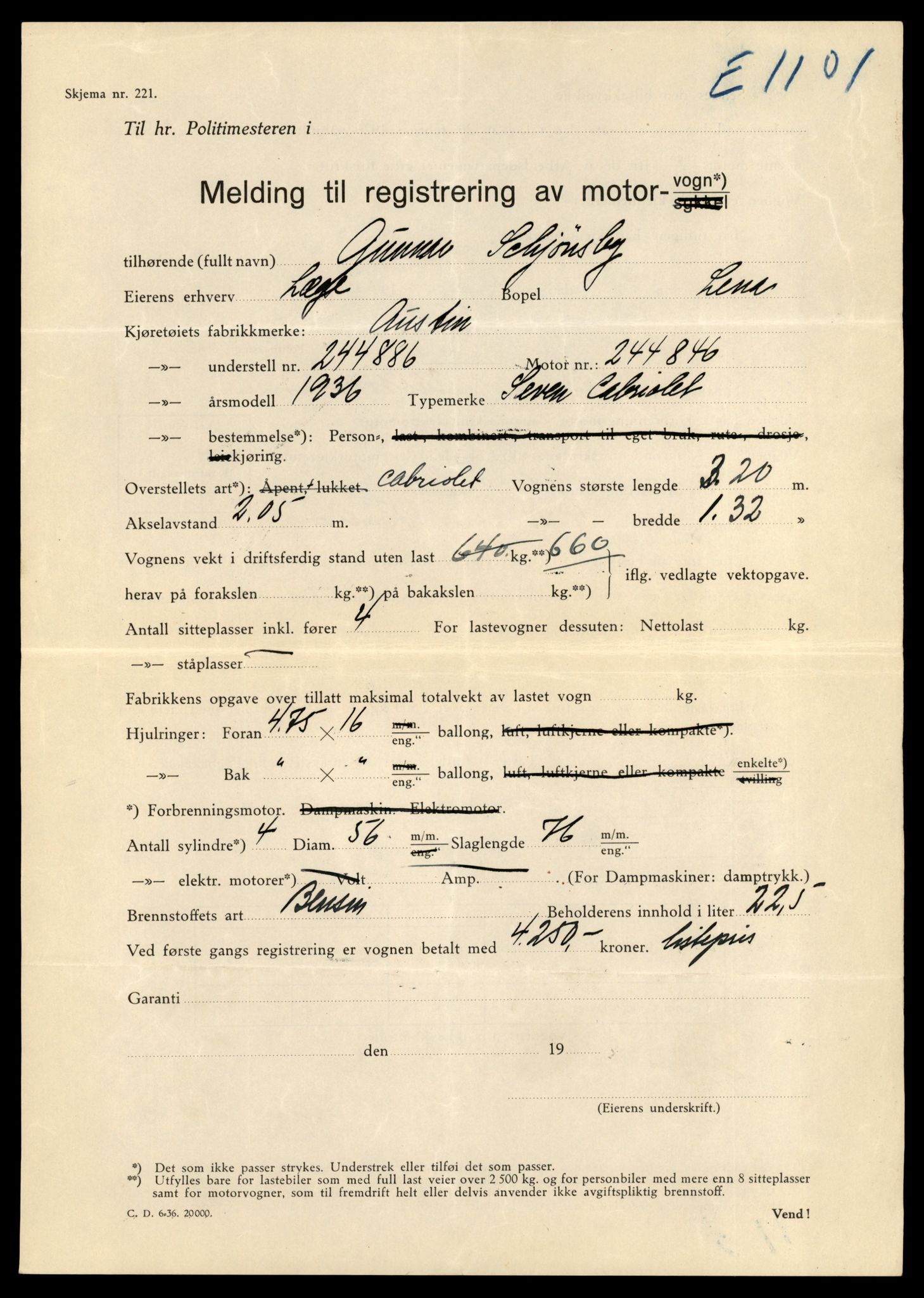 Møre og Romsdal vegkontor - Ålesund trafikkstasjon, AV/SAT-A-4099/F/Fe/L0044: Registreringskort for kjøretøy T 14205 - T 14319, 1927-1998, p. 1072