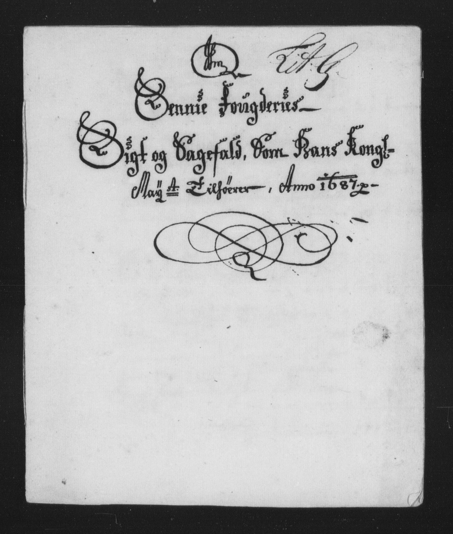 Rentekammeret inntil 1814, Reviderte regnskaper, Stiftamtstueregnskaper, Trondheim stiftamt og Nordland amt, RA/EA-6044/R/Rh/L0010: Nordland amt, 1687