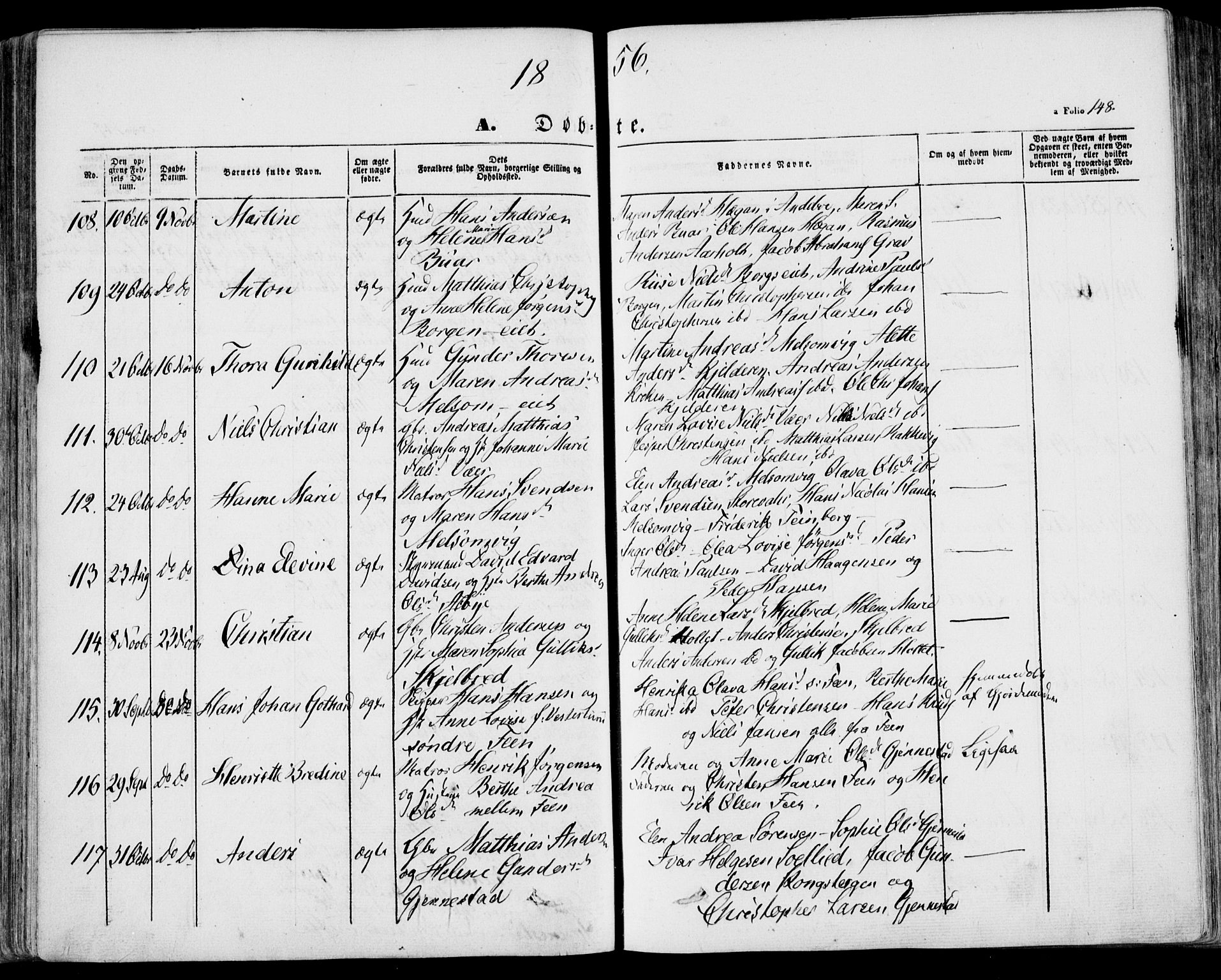 Stokke kirkebøker, SAKO/A-320/F/Fa/L0007: Parish register (official) no. I 7, 1844-1857, p. 148