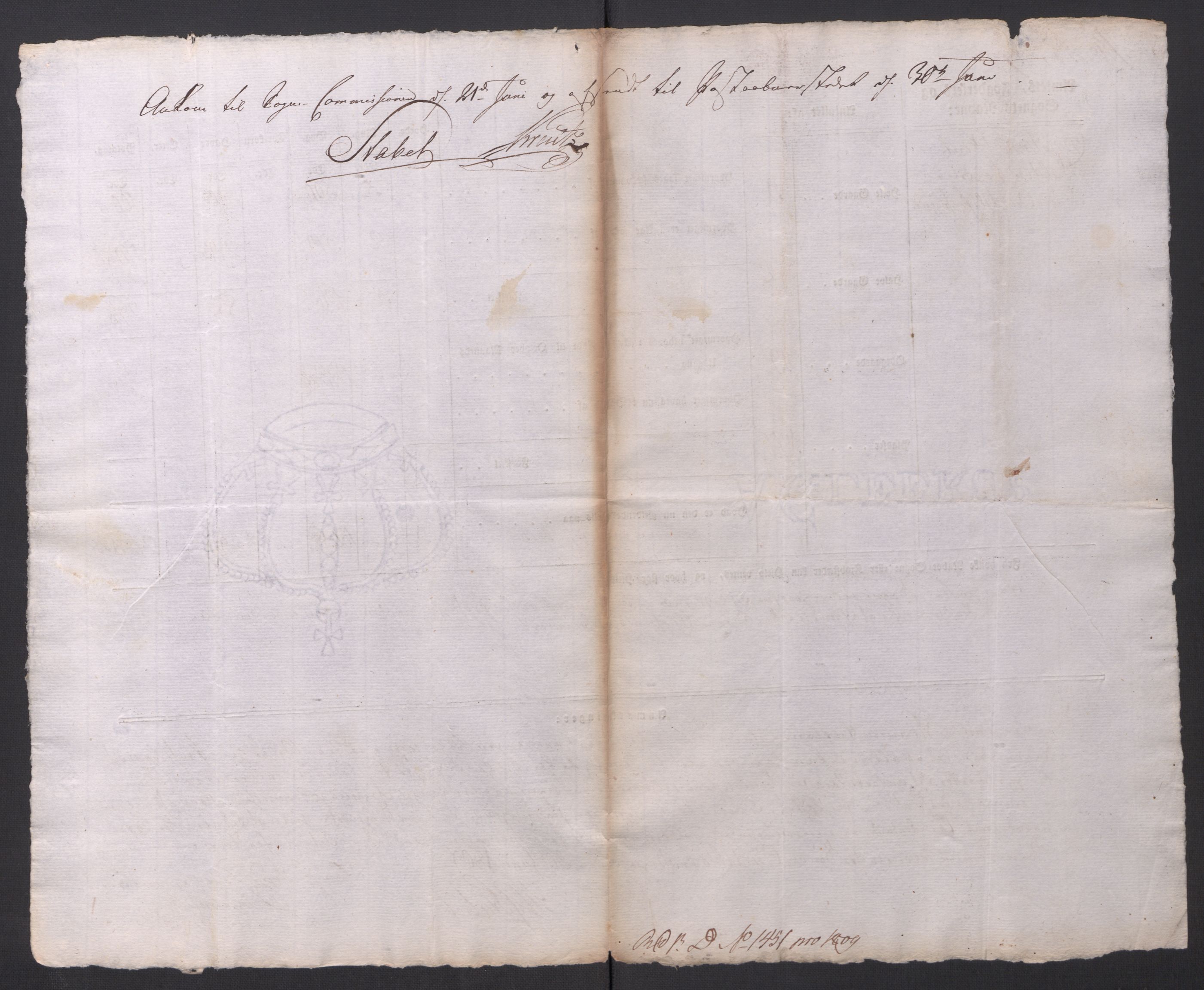 Regjeringskommisjonen 1807-1810, 1. kontor/byrå, AV/RA-EA-2871/Dd/L0014: Kornavl: De utfyldte skjemaer fra sognekommisjonene i Kristiania og Kristiansand stift, 1809, p. 111