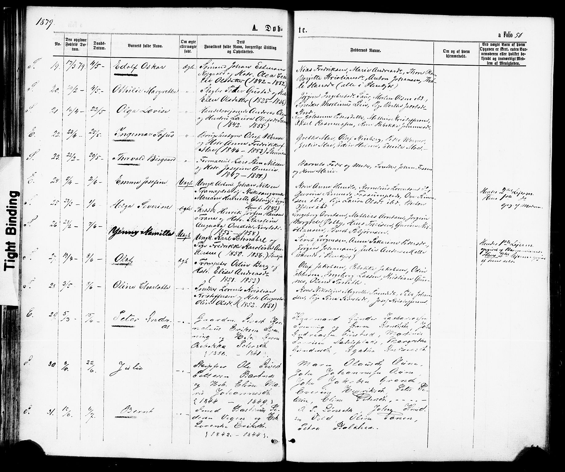 Ministerialprotokoller, klokkerbøker og fødselsregistre - Nord-Trøndelag, AV/SAT-A-1458/739/L0370: Parish register (official) no. 739A02, 1868-1881, p. 50