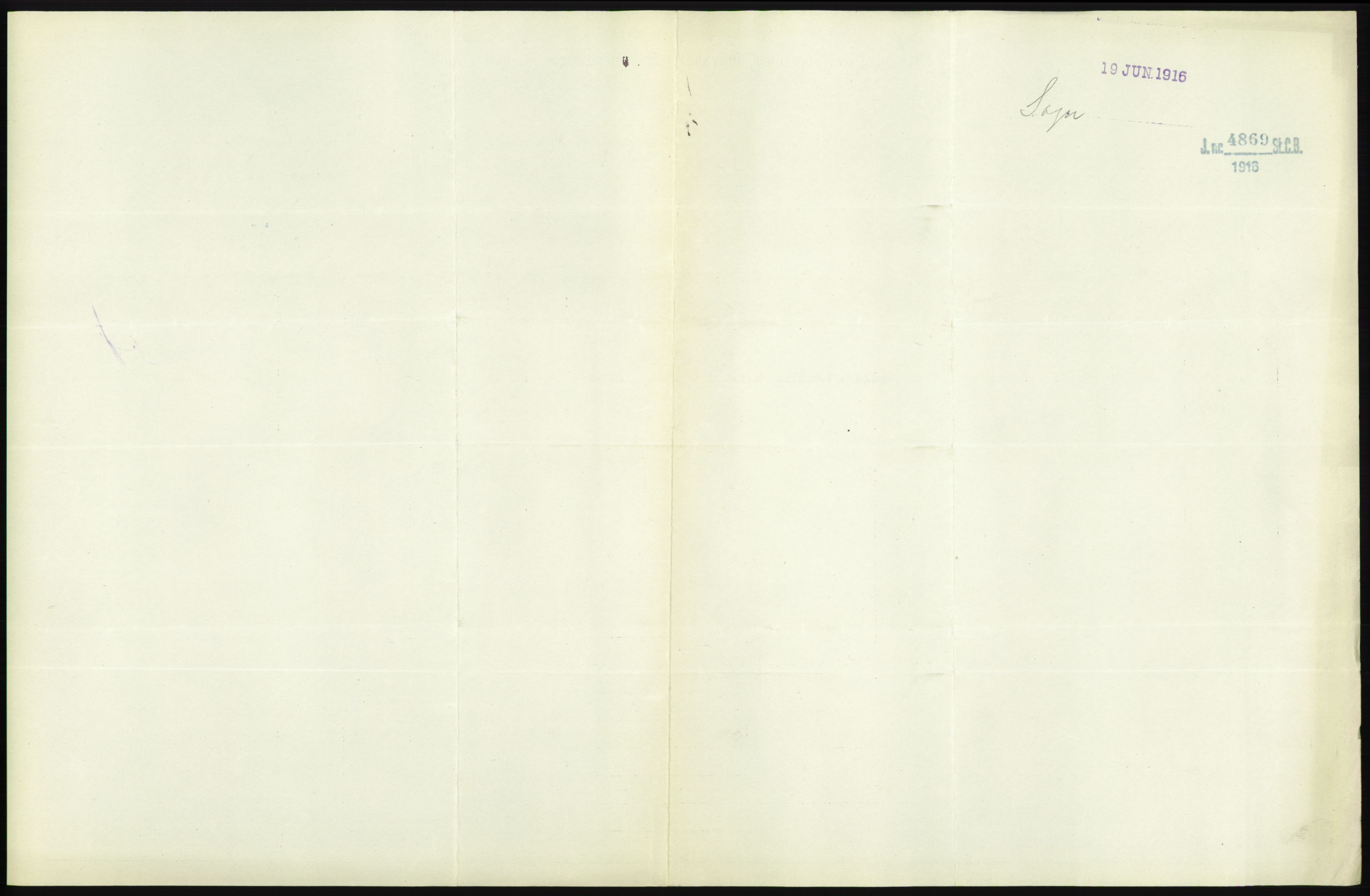 Statistisk sentralbyrå, Sosioøkonomiske emner, Folketellinger, boliger og boforhold, AV/RA-S-2231/F/Fa/L0001: Innvandring. Navn/fylkesvis, 1915, p. 447