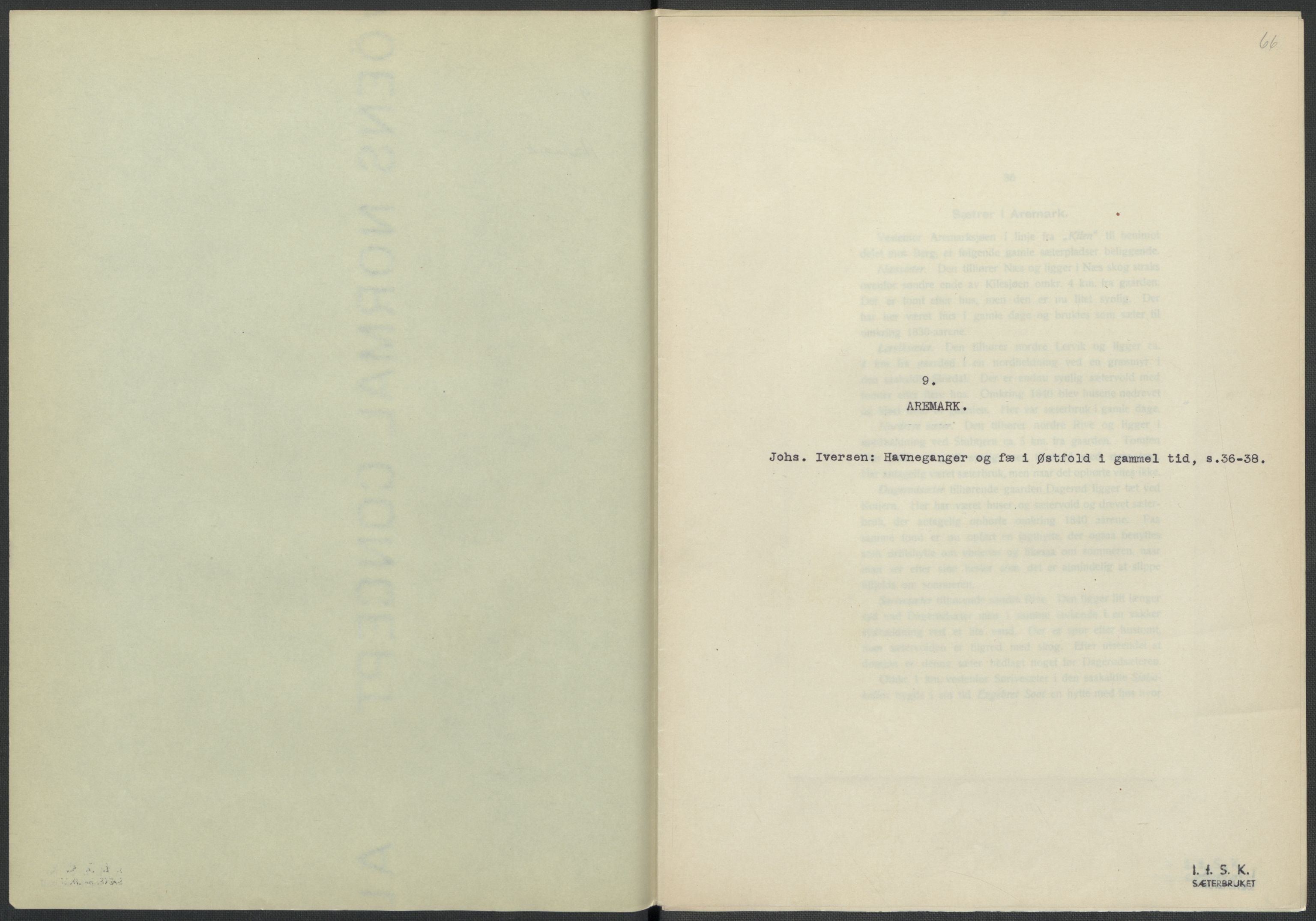 Instituttet for sammenlignende kulturforskning, AV/RA-PA-0424/F/Fc/L0002/0001: Eske B2: / Østfold (perm I), 1932-1935, p. 66