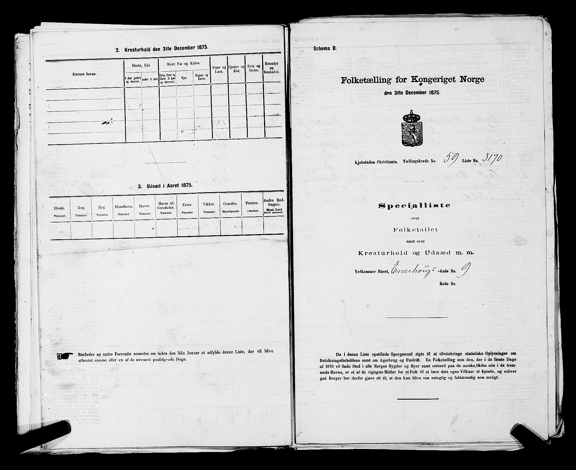 RA, 1875 census for 0301 Kristiania, 1875, p. 8776