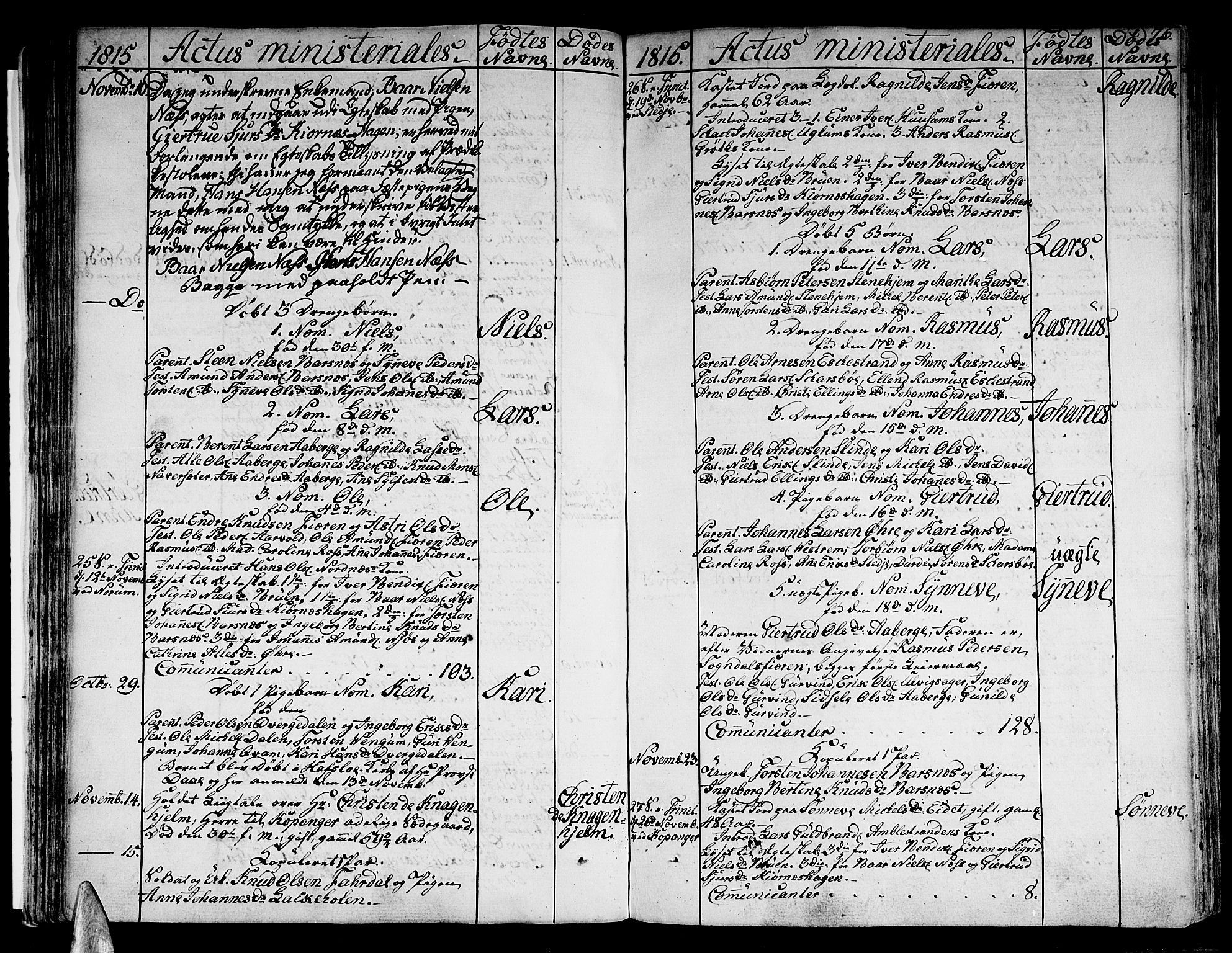 Sogndal sokneprestembete, AV/SAB-A-81301/H/Haa/Haaa/L0009: Parish register (official) no. A 9, 1809-1821, p. 76