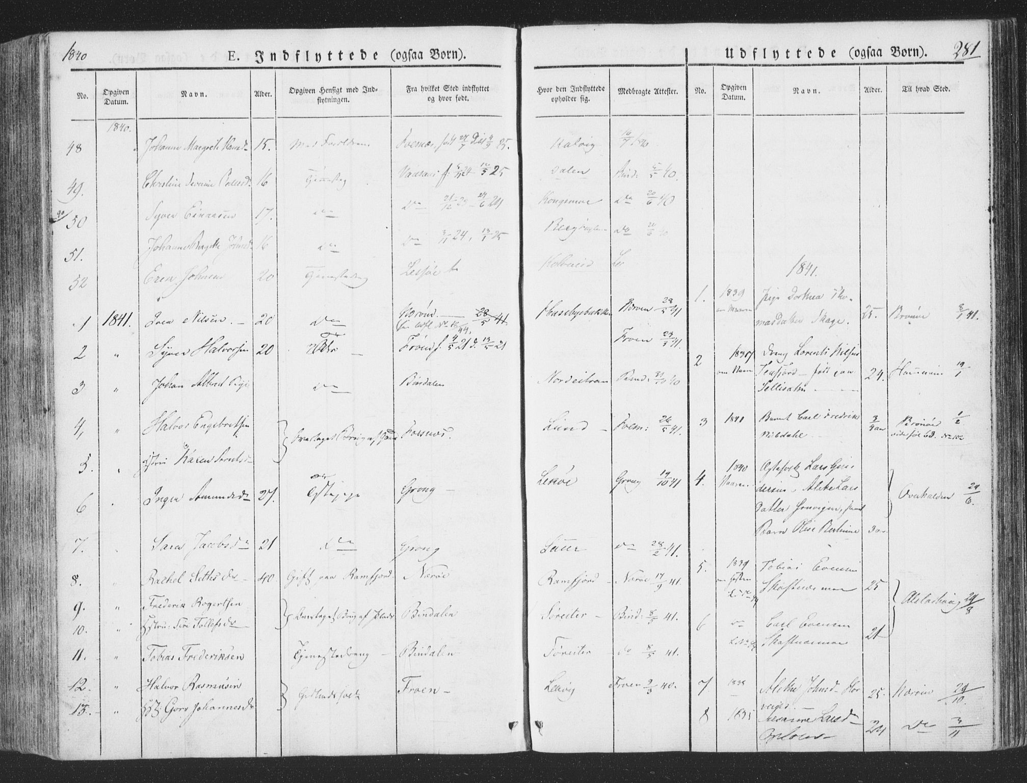Ministerialprotokoller, klokkerbøker og fødselsregistre - Nord-Trøndelag, SAT/A-1458/780/L0639: Parish register (official) no. 780A04, 1830-1844, p. 281