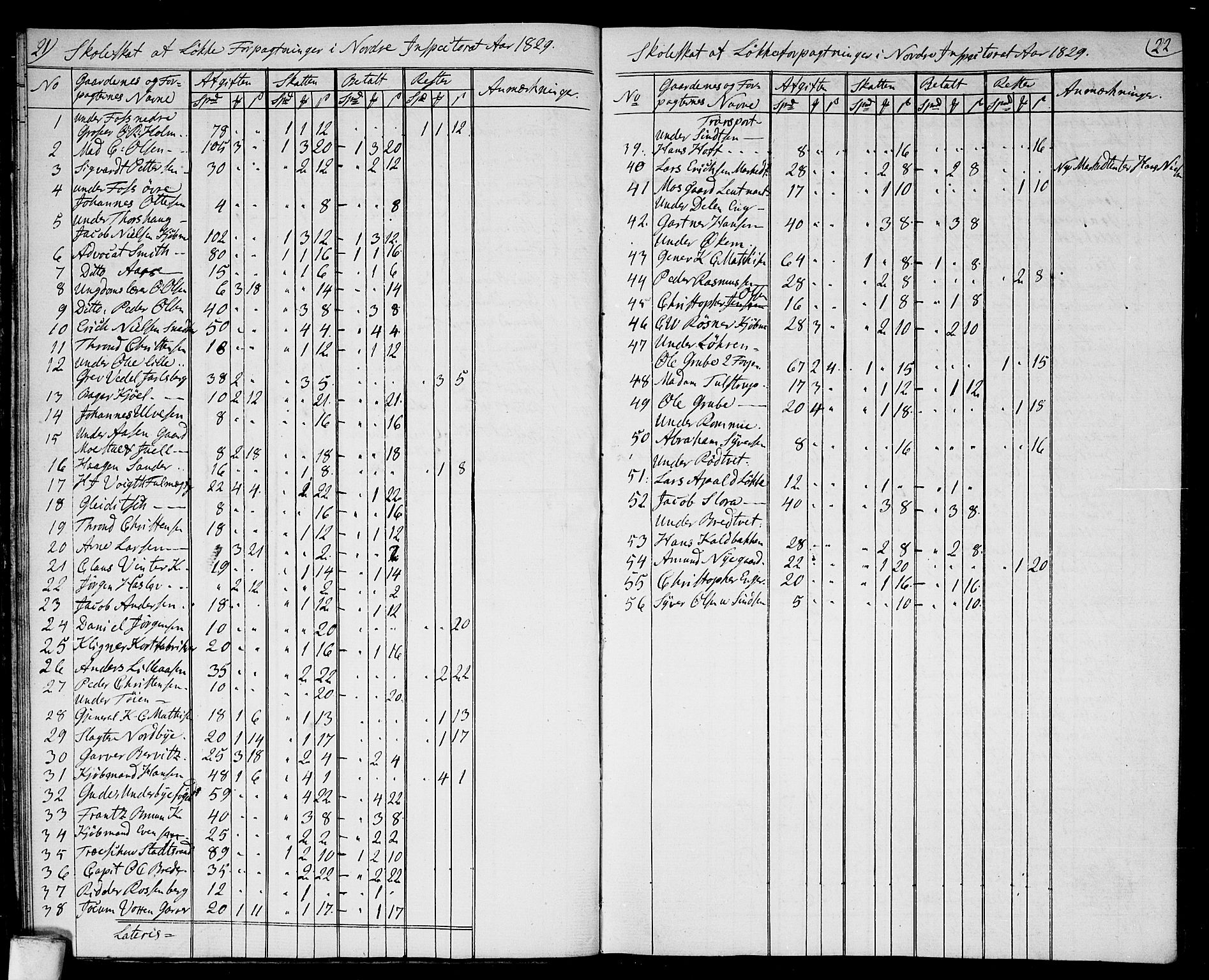 Aker prestekontor kirkebøker, AV/SAO-A-10861/H/L0002: Banns register no. 2, 1842-1845, p. 21-22