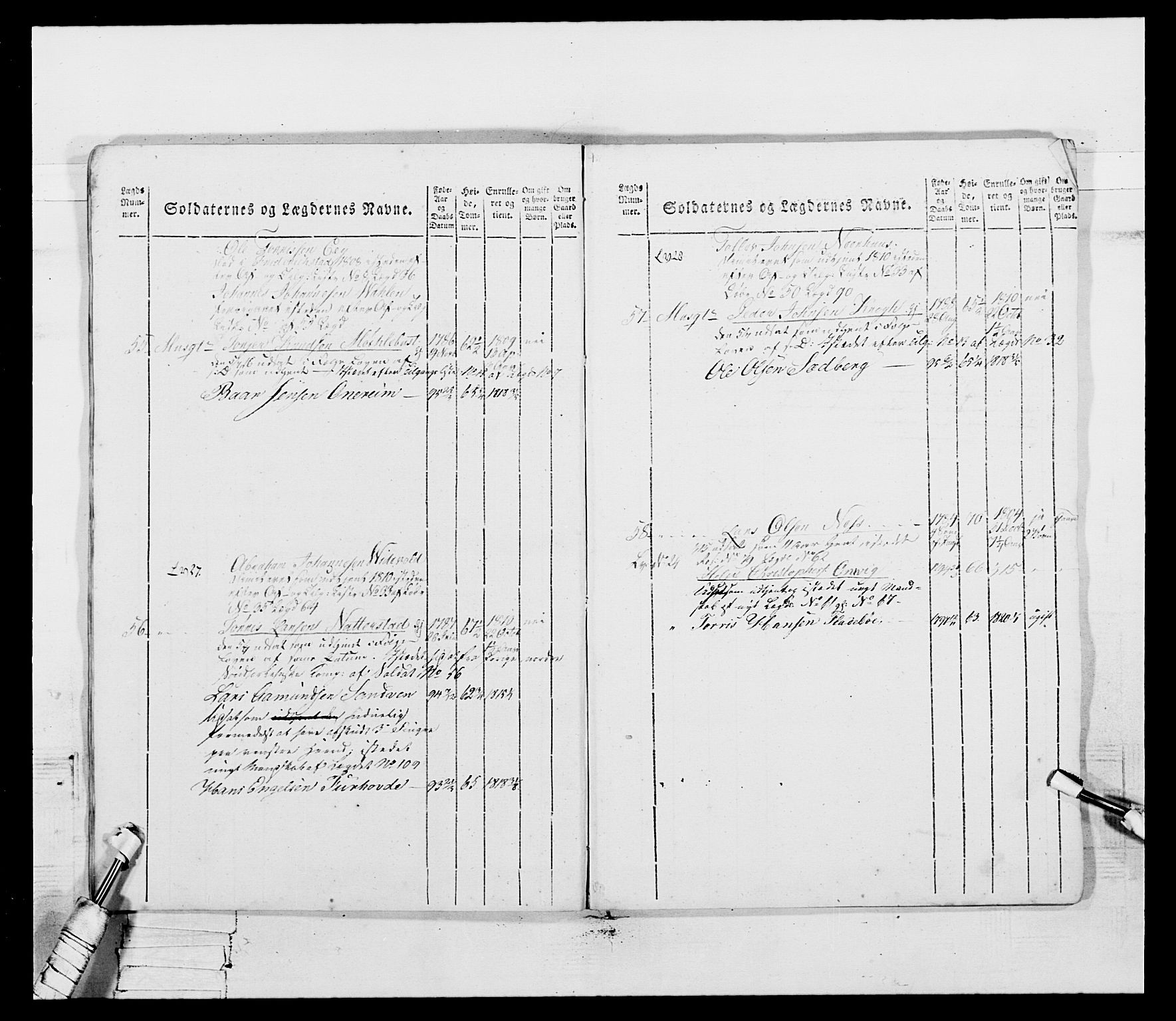 Generalitets- og kommissariatskollegiet, Det kongelige norske kommissariatskollegium, AV/RA-EA-5420/E/Eh/L0099: Bergenhusiske nasjonale infanteriregiment, 1812, p. 347