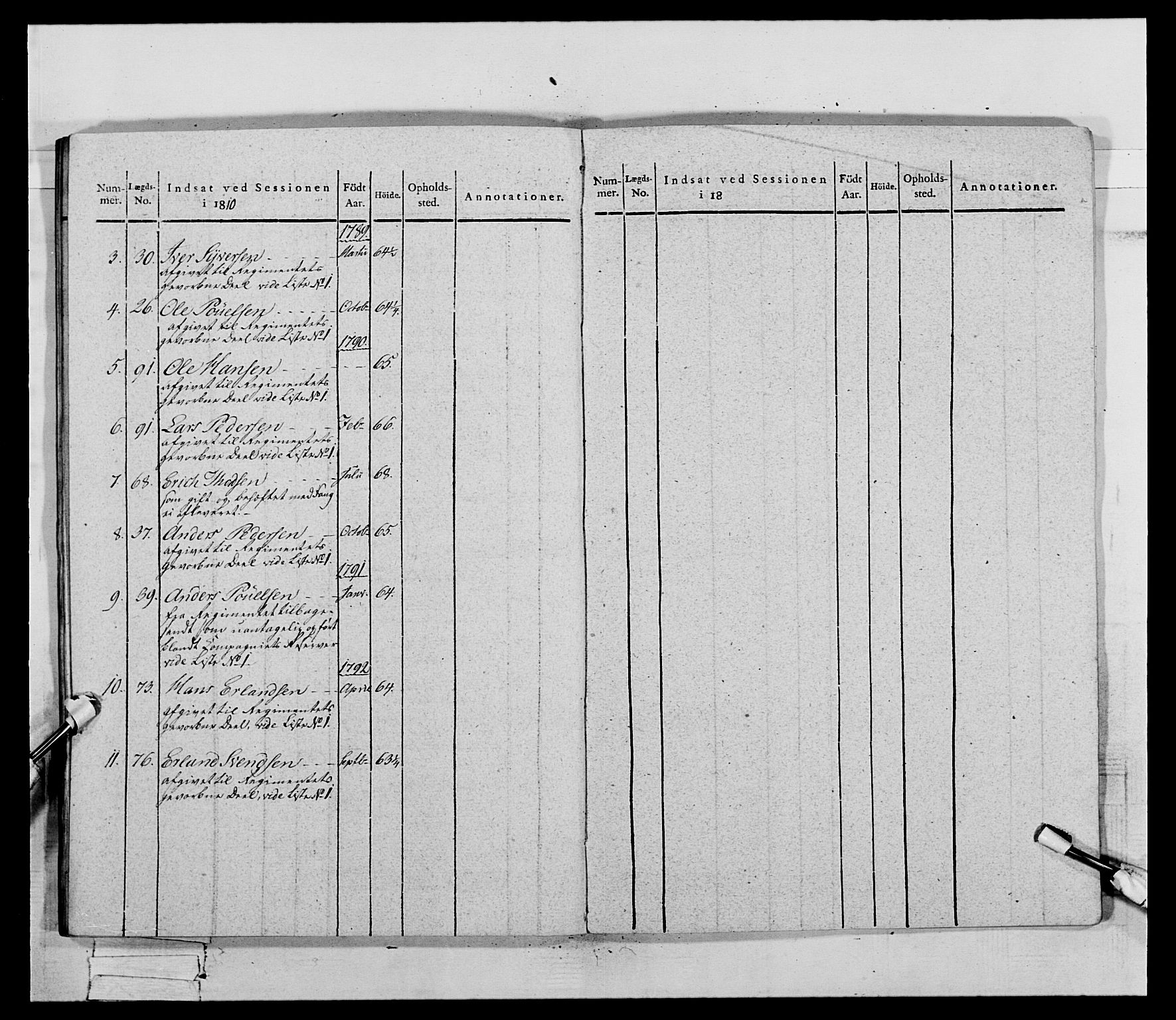 Generalitets- og kommissariatskollegiet, Det kongelige norske kommissariatskollegium, RA/EA-5420/E/Eh/L0069: Opplandske gevorbne infanteriregiment, 1810-1818, p. 460