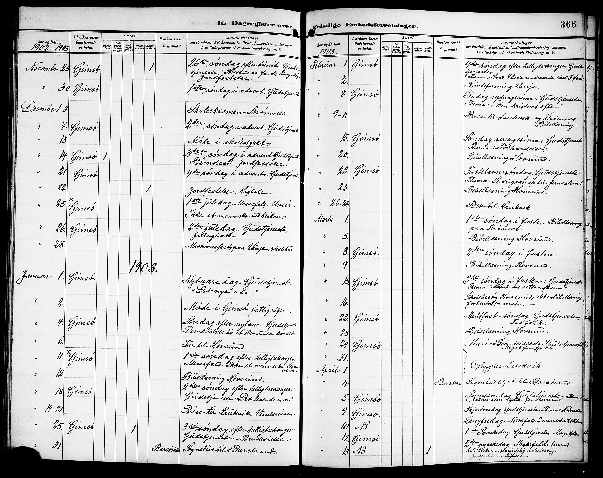 Ministerialprotokoller, klokkerbøker og fødselsregistre - Nordland, AV/SAT-A-1459/876/L1105: Parish register (copy) no. 876C04, 1896-1914, p. 366