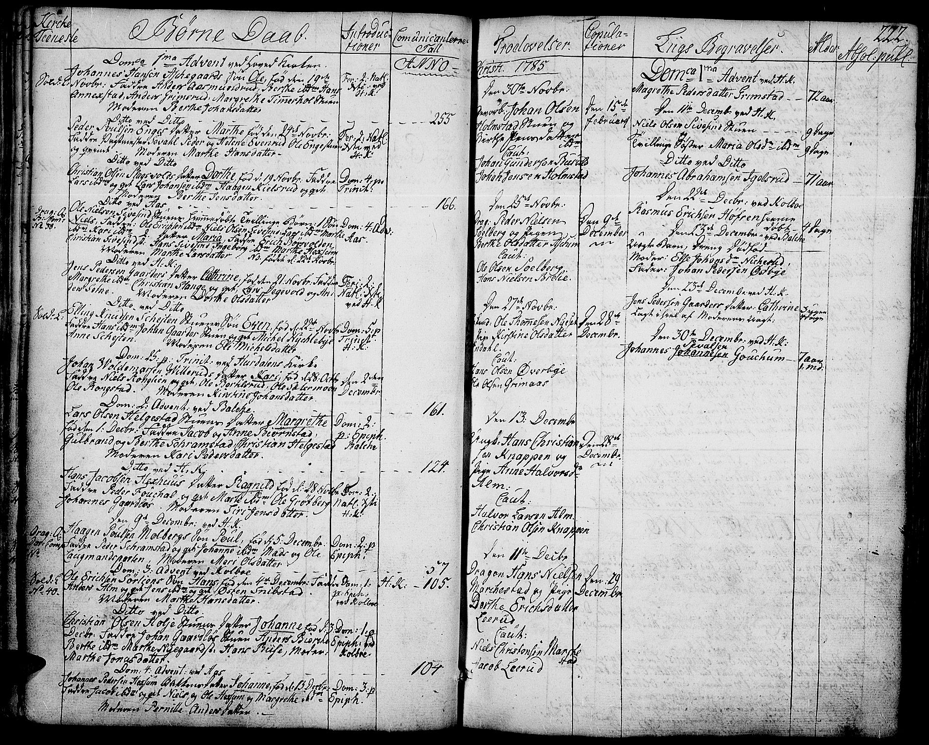 Toten prestekontor, SAH/PREST-102/H/Ha/Haa/L0006: Parish register (official) no. 6, 1773-1793, p. 222