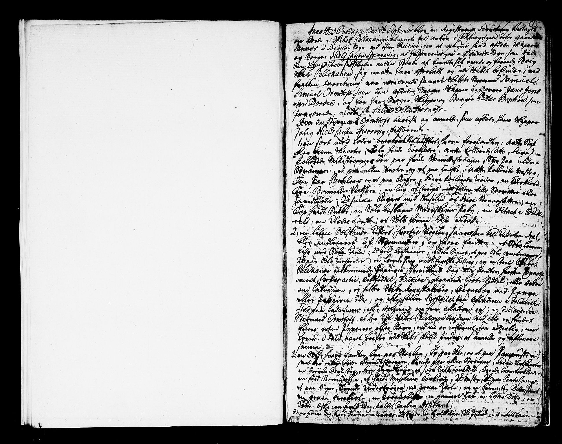 Nedenes sorenskriveri før 1824, SAK/1221-0007/H/Hc/L0047: Skifteprotokoll med register nr 32, 1803-1824, p. 0b-1a