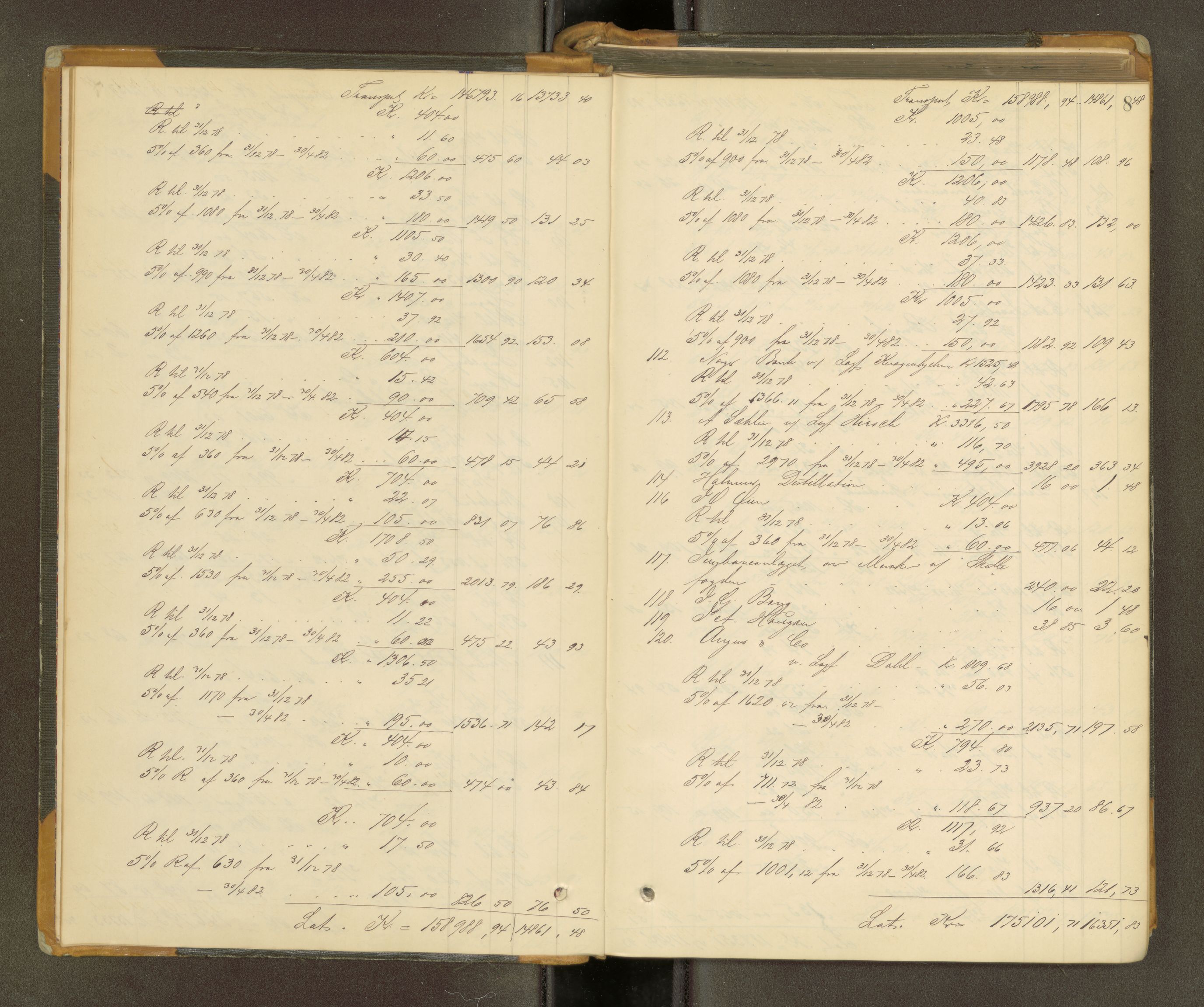 Trondheim byfogd, AV/SAT-A-0003/1/3/3A/L0033: Skifteutlodningsprotokoll - 4/2-7/6. (m/ register), 1882-1884, p. 8