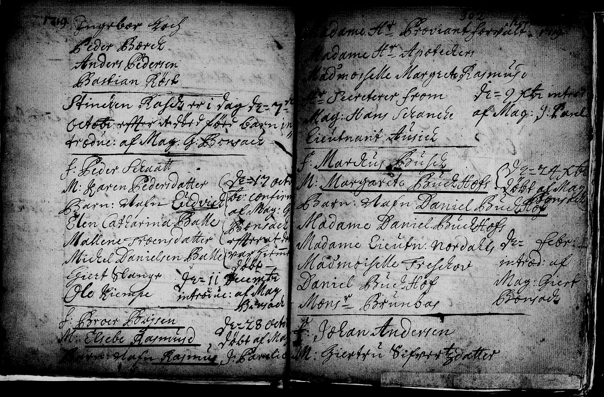 Ministerialprotokoller, klokkerbøker og fødselsregistre - Sør-Trøndelag, SAT/A-1456/601/L0035: Parish register (official) no. 601A03, 1713-1728, p. 302