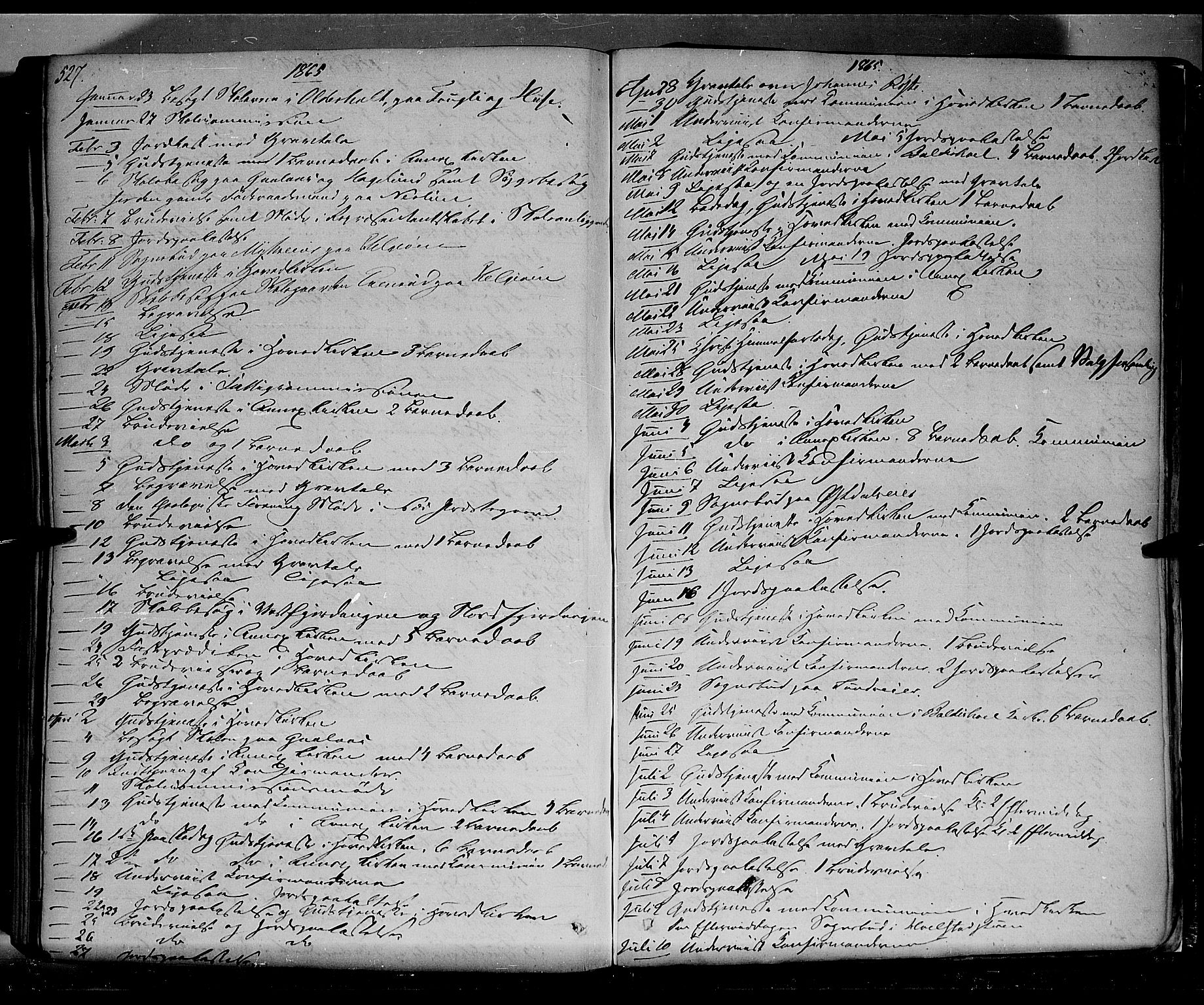 Nes prestekontor, Hedmark, AV/SAH-PREST-020/K/Ka/L0004: Parish register (official) no. 4, 1852-1886, p. 527