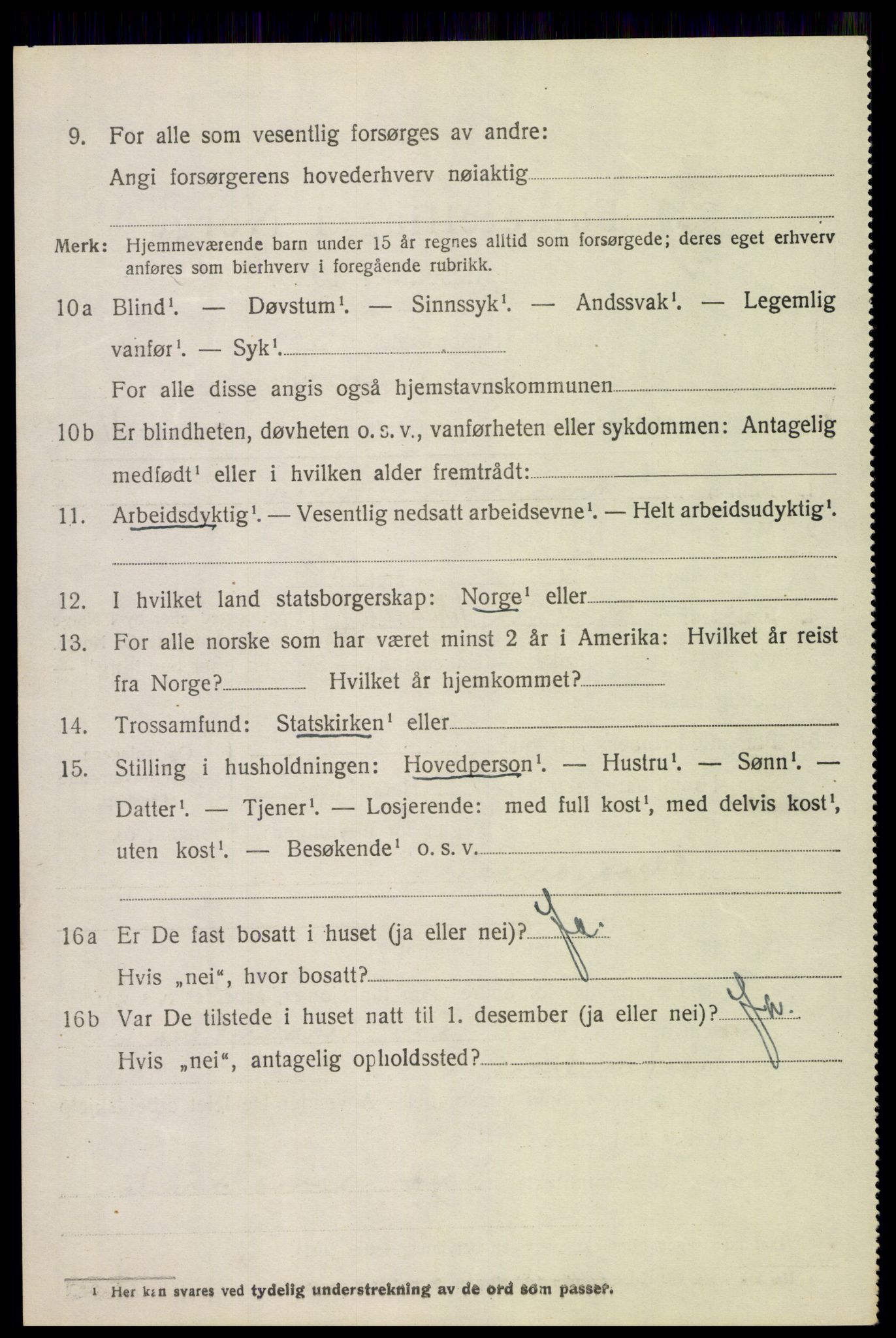 SAH, 1920 census for Lunner, 1920, p. 6208