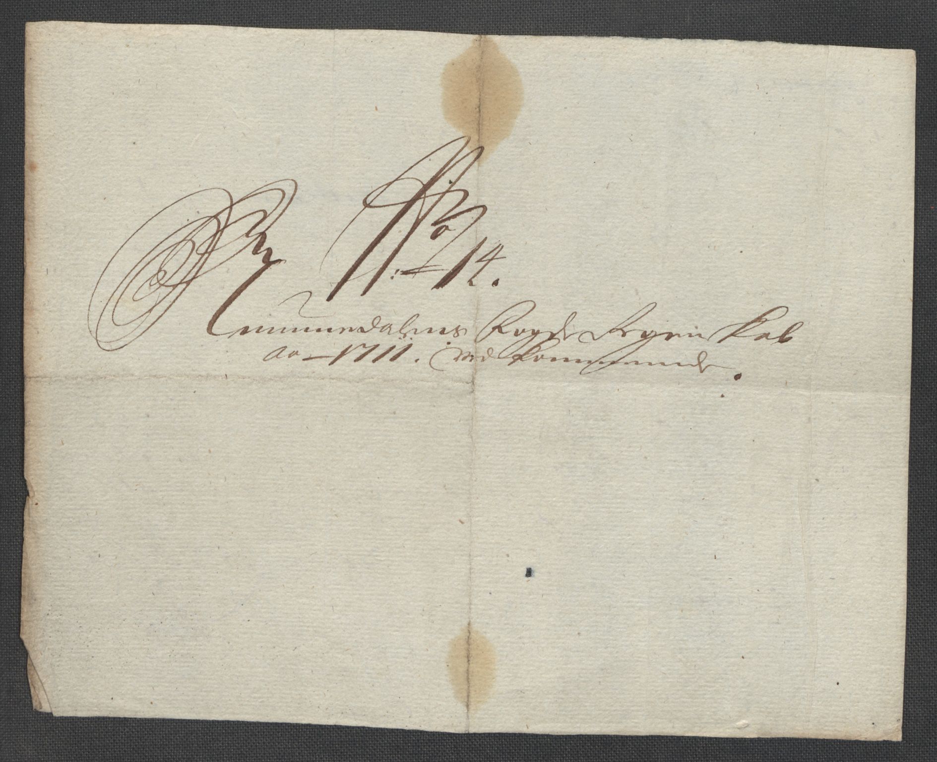 Rentekammeret inntil 1814, Reviderte regnskaper, Fogderegnskap, RA/EA-4092/R64/L4432: Fogderegnskap Namdal, 1711, p. 358