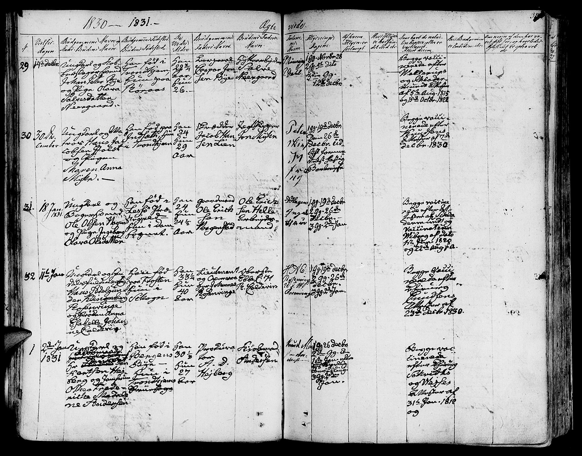 Ministerialprotokoller, klokkerbøker og fødselsregistre - Sør-Trøndelag, SAT/A-1456/602/L0109: Parish register (official) no. 602A07, 1821-1840, p. 317
