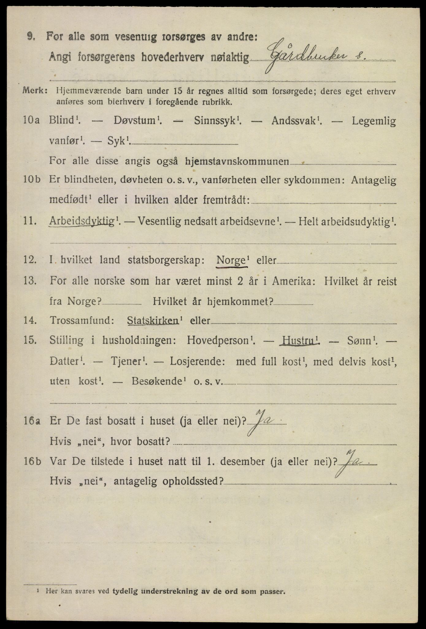 SAKO, 1920 census for Modum, 1920, p. 14342