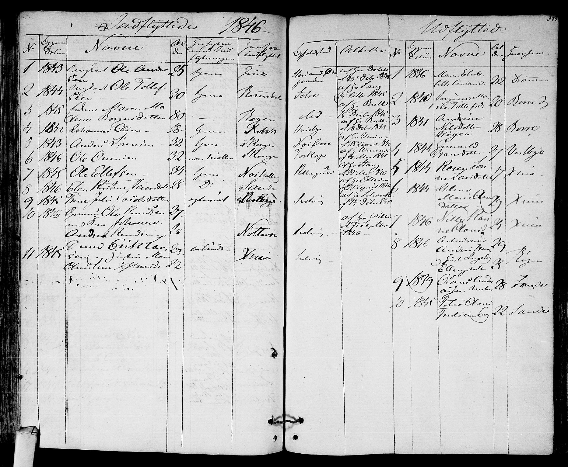 Hurum kirkebøker, SAKO/A-229/F/Fa/L0010: Parish register (official) no. 10, 1827-1846, p. 385