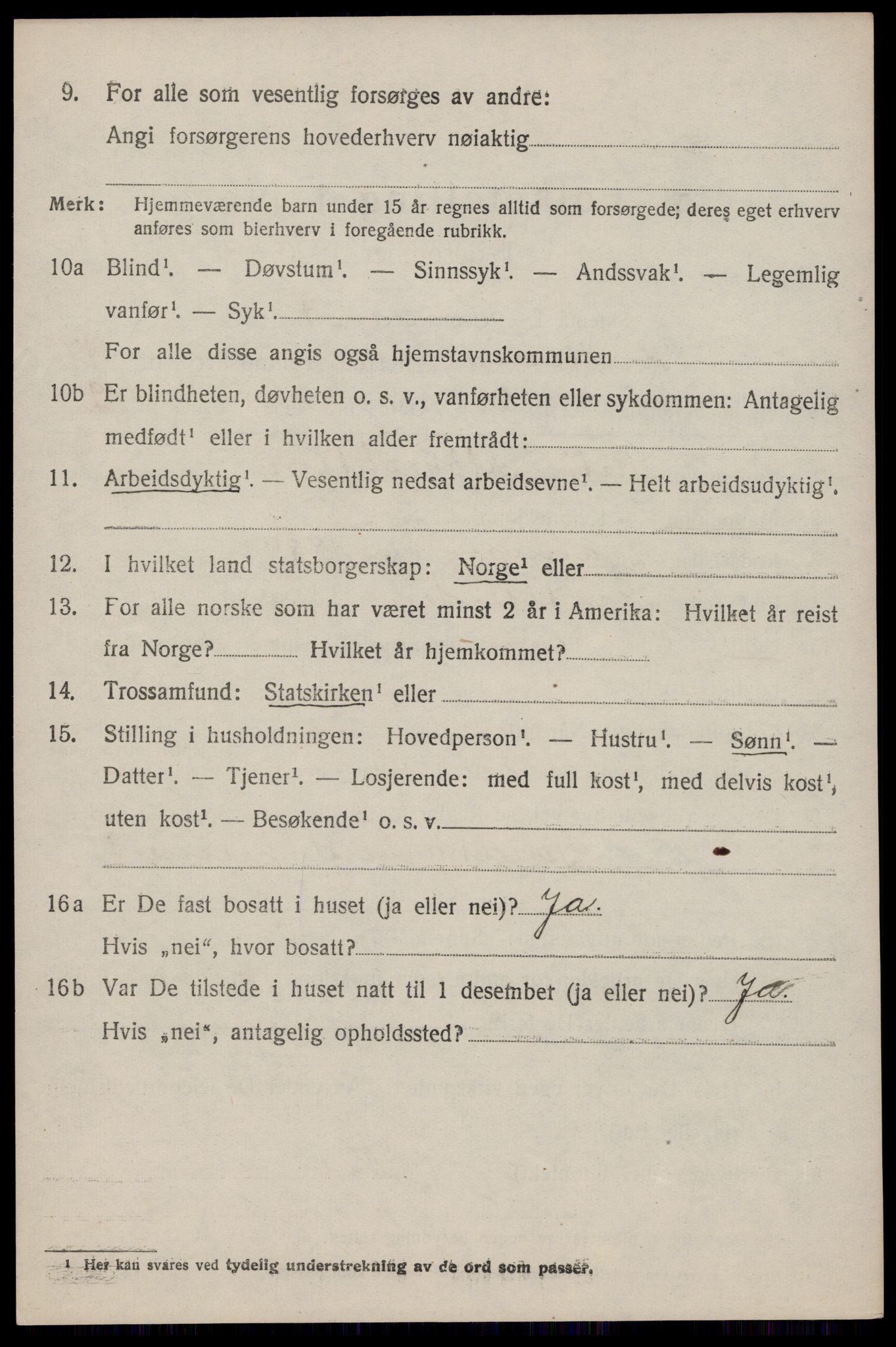 SAKO, 1920 census for Kviteseid, 1920, p. 7958
