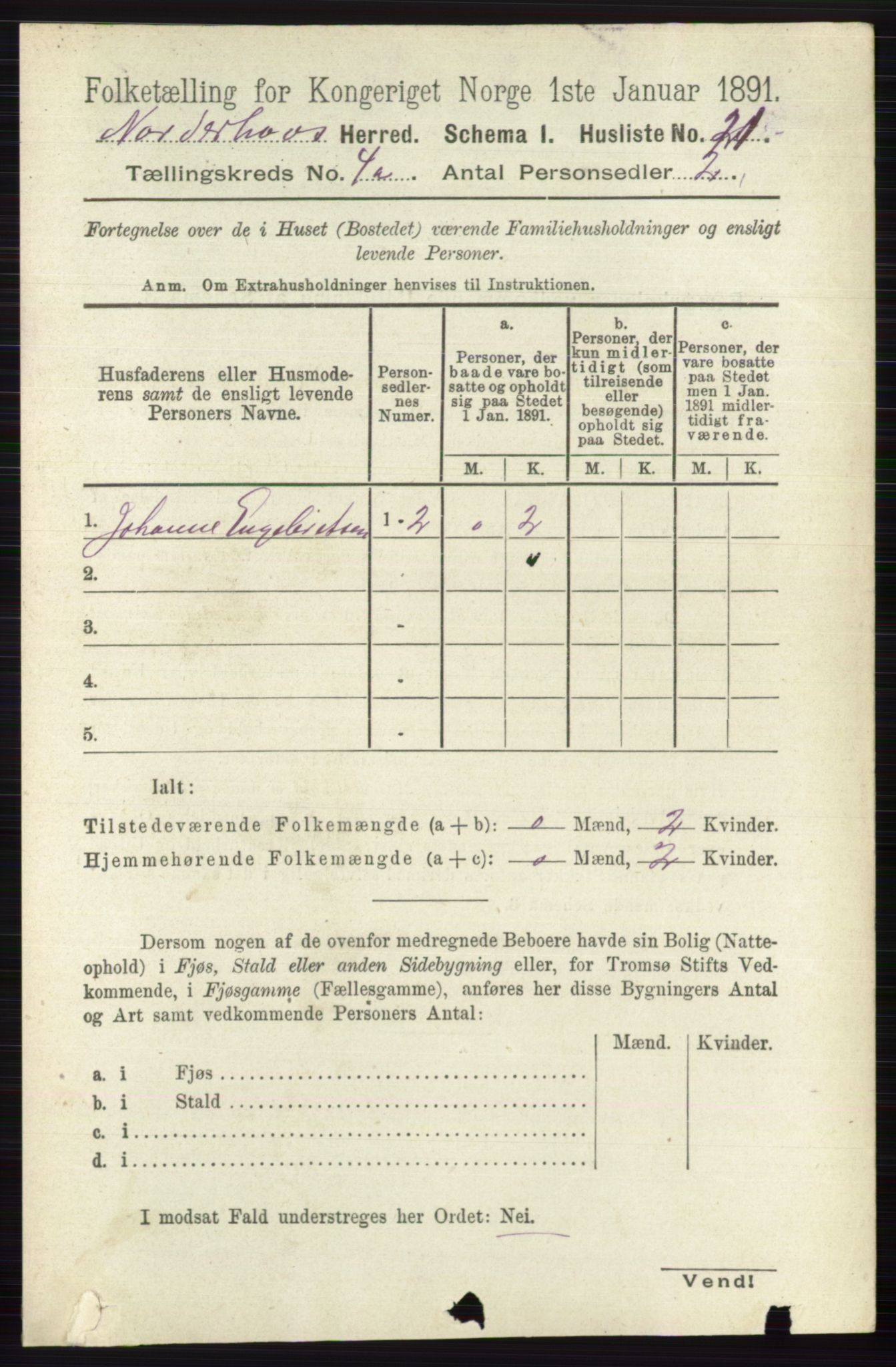 RA, 1891 census for 0613 Norderhov, 1891, p. 1710