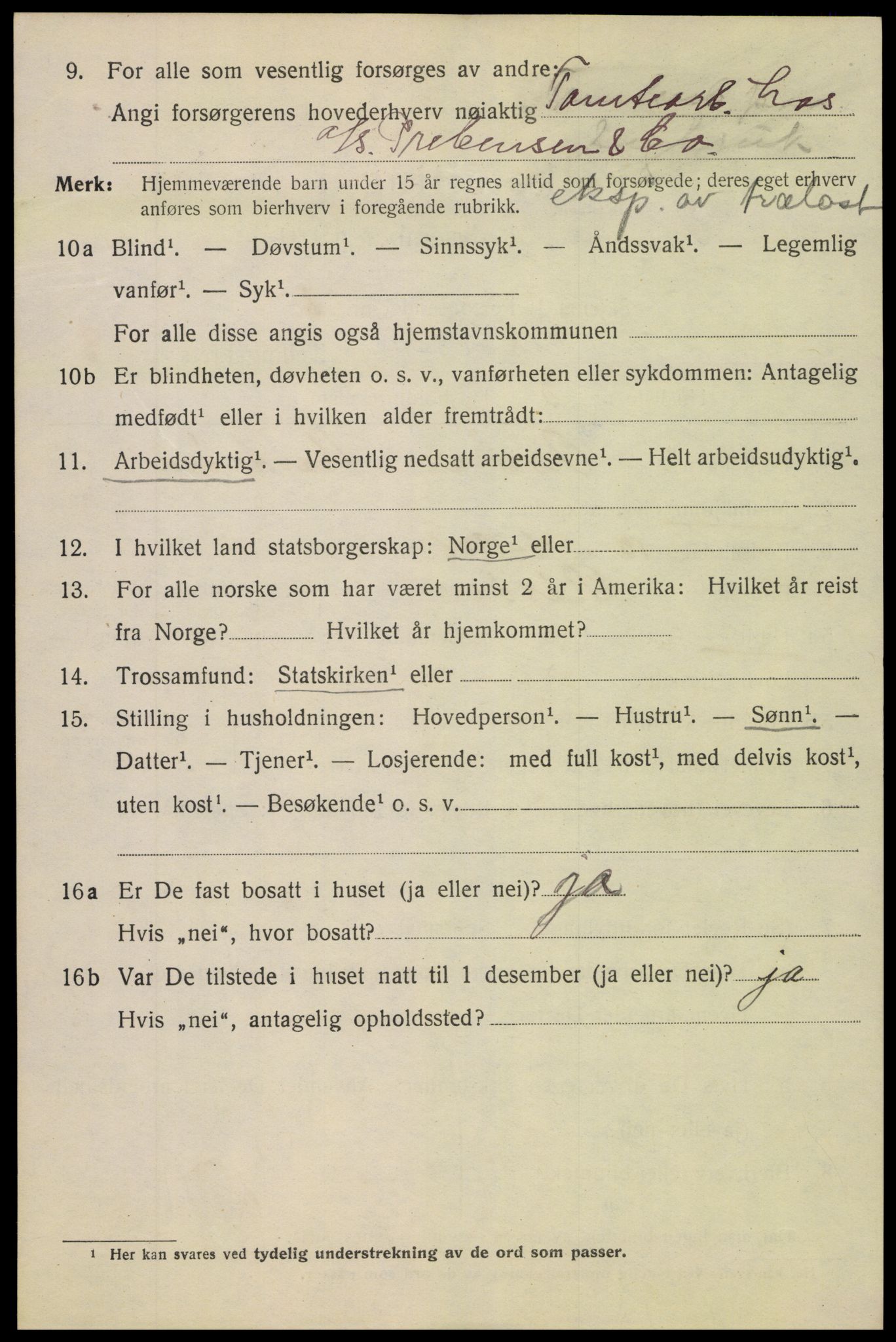 SAK, 1920 census for Risør, 1920, p. 7726