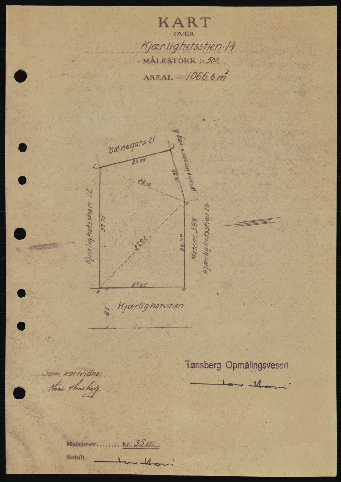 Tønsberg sorenskriveri, AV/SAKO-A-130/G/Ga/Gaa/L0014: Mortgage book no. A14, 1943-1944, Diary no: : 2436/1943