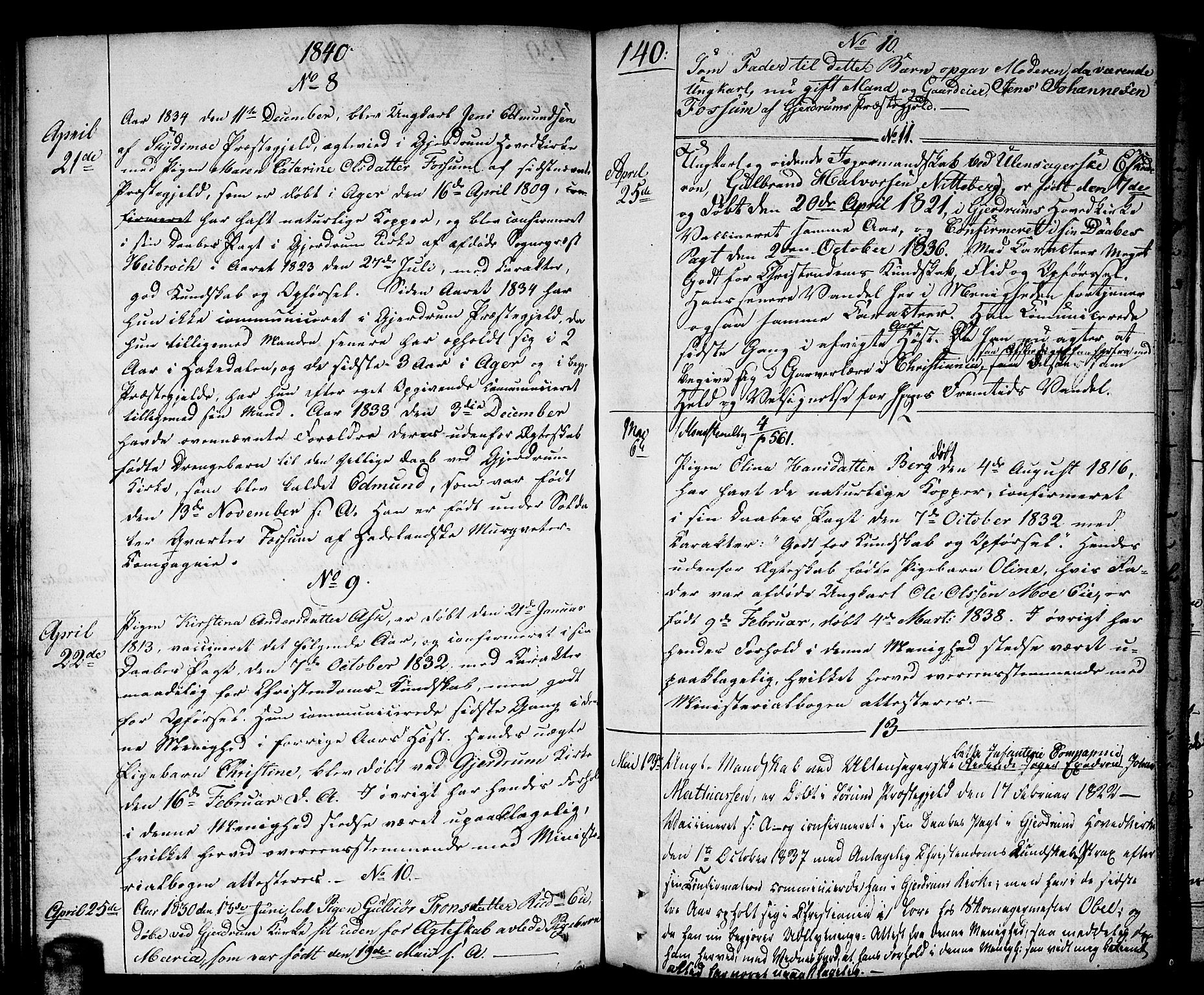 Gjerdrum prestekontor Kirkebøker, SAO/A-10412b/F/Fa/L0003: Parish register (official) no. I 3, 1798-1815, p. 140