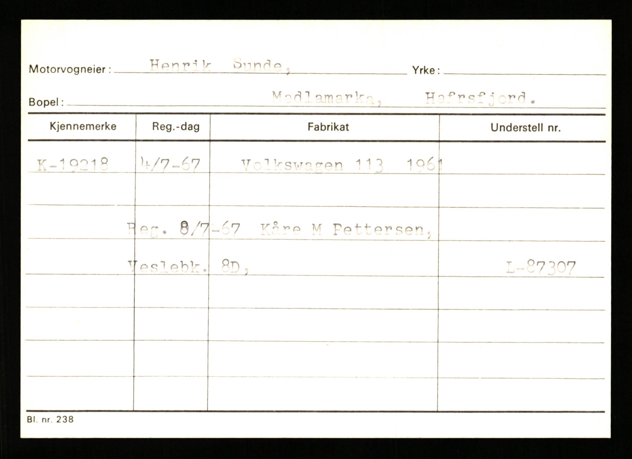 Stavanger trafikkstasjon, AV/SAST-A-101942/0/G/L0004: Registreringsnummer: 15497 - 22957, 1930-1971, p. 1579