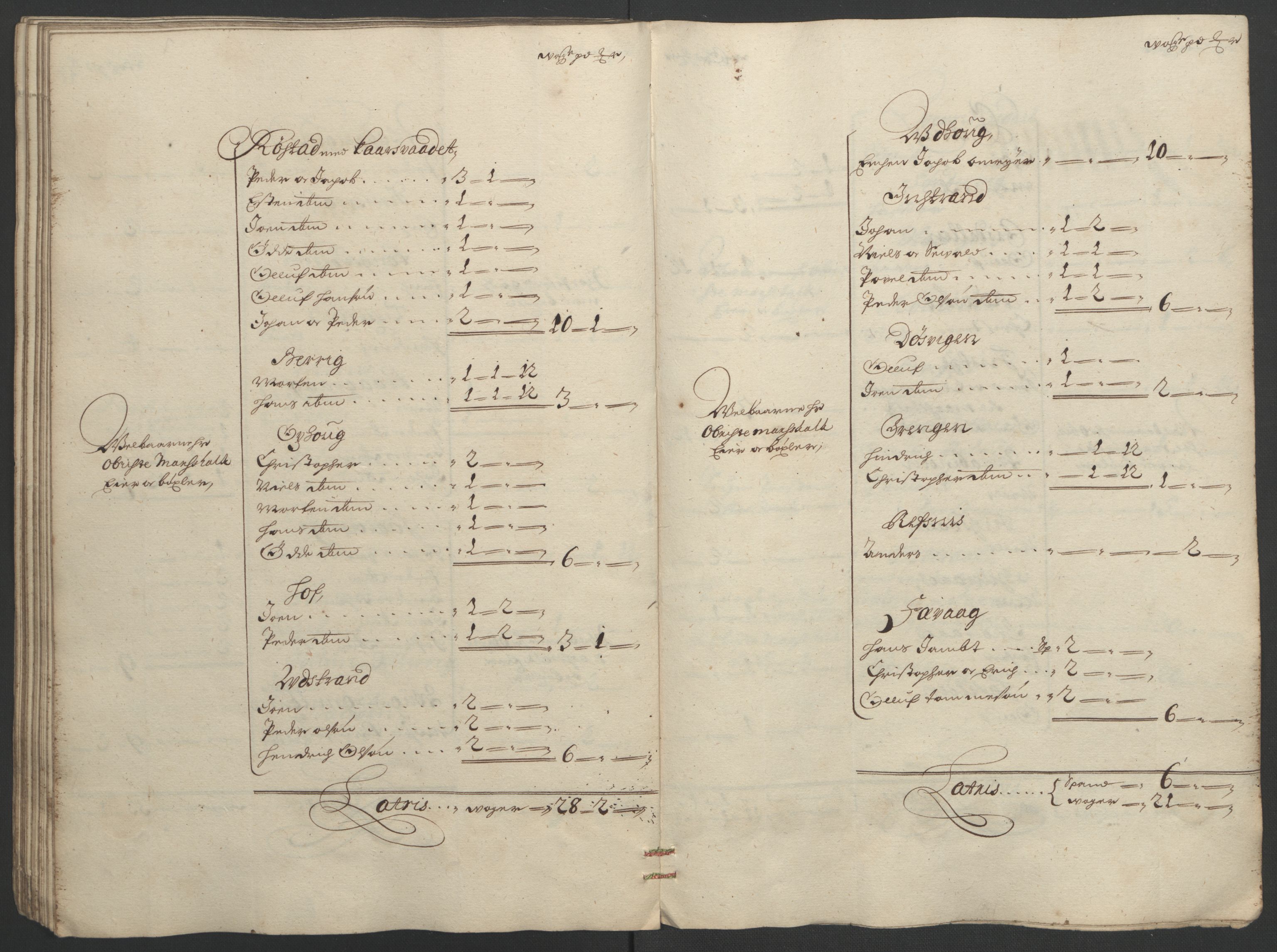 Rentekammeret inntil 1814, Reviderte regnskaper, Fogderegnskap, AV/RA-EA-4092/R57/L3851: Fogderegnskap Fosen, 1695-1696, p. 70