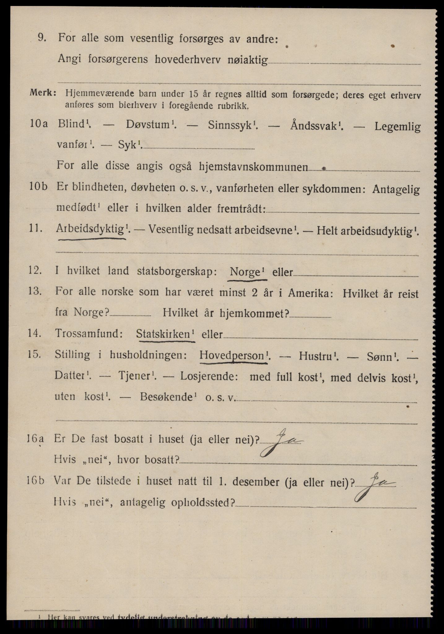 SAT, 1920 census for Skodje, 1920, p. 2298