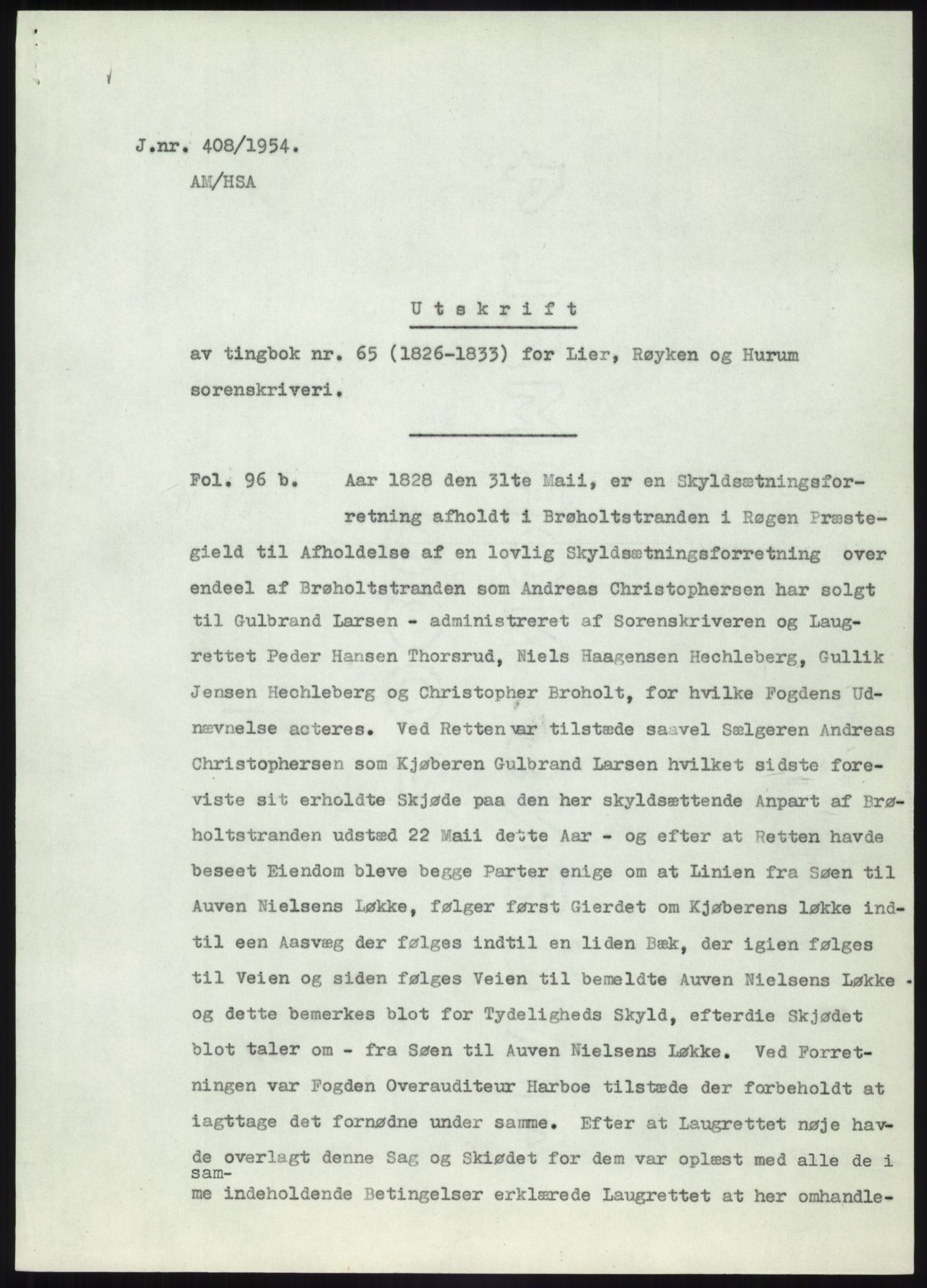Statsarkivet i Kongsberg, SAKO/A-0001, 1944-1954, p. 40