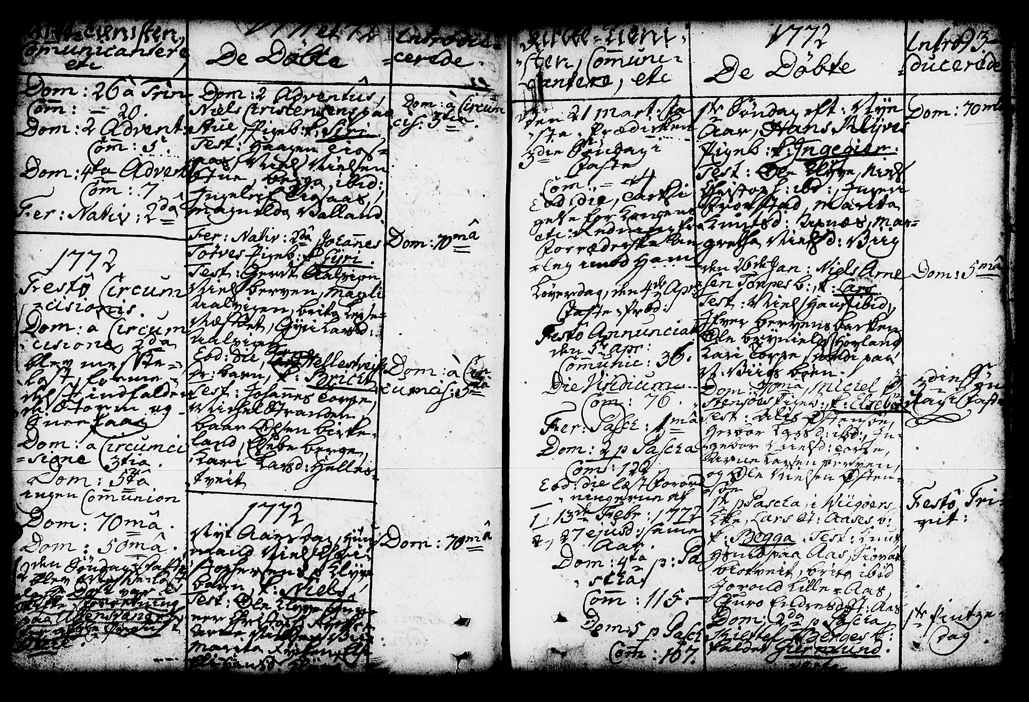 Kvam sokneprestembete, AV/SAB-A-76201/H/Haa: Parish register (official) no. A 4, 1743-1795, p. 93