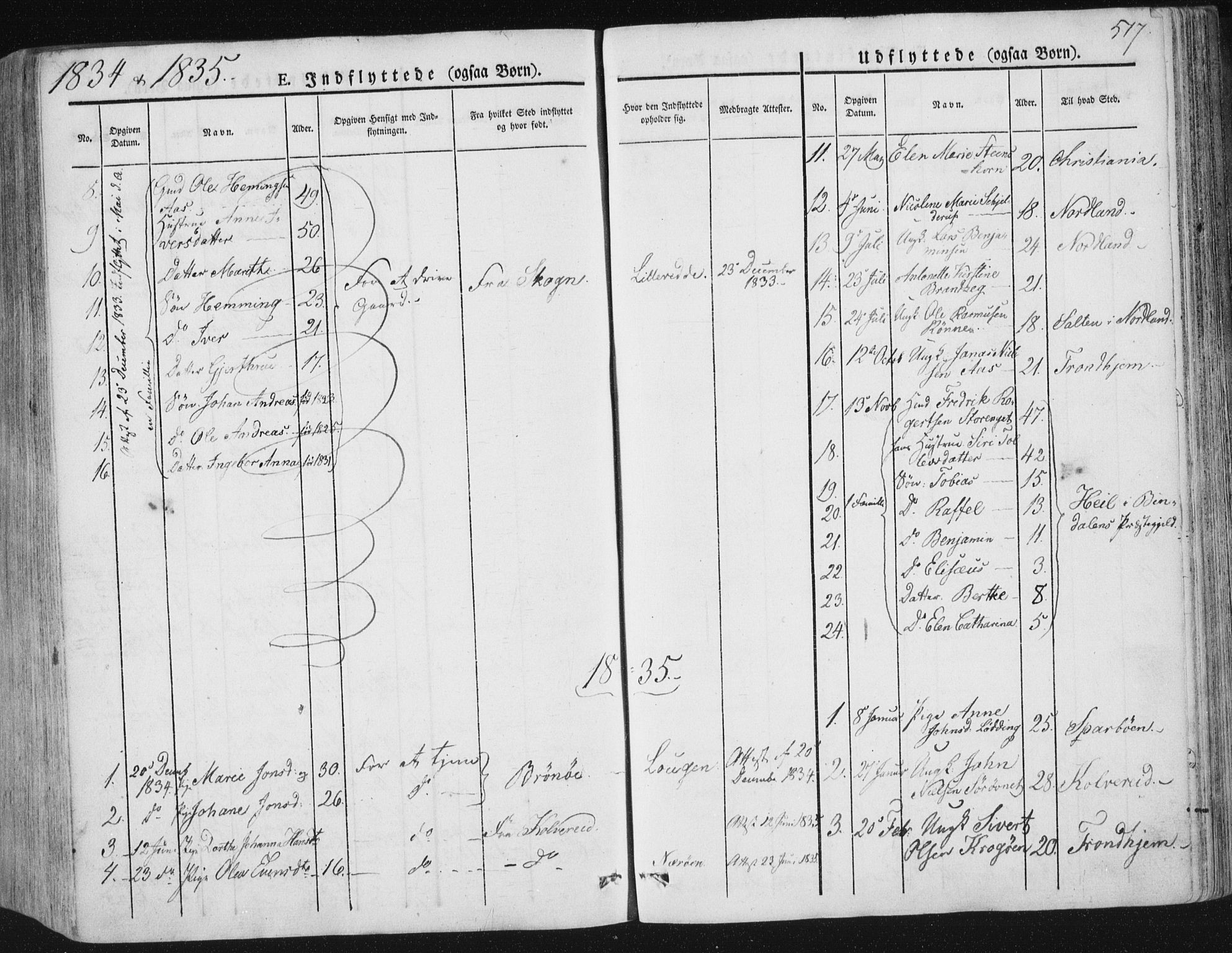 Ministerialprotokoller, klokkerbøker og fødselsregistre - Nord-Trøndelag, SAT/A-1458/784/L0669: Parish register (official) no. 784A04, 1829-1859, p. 517