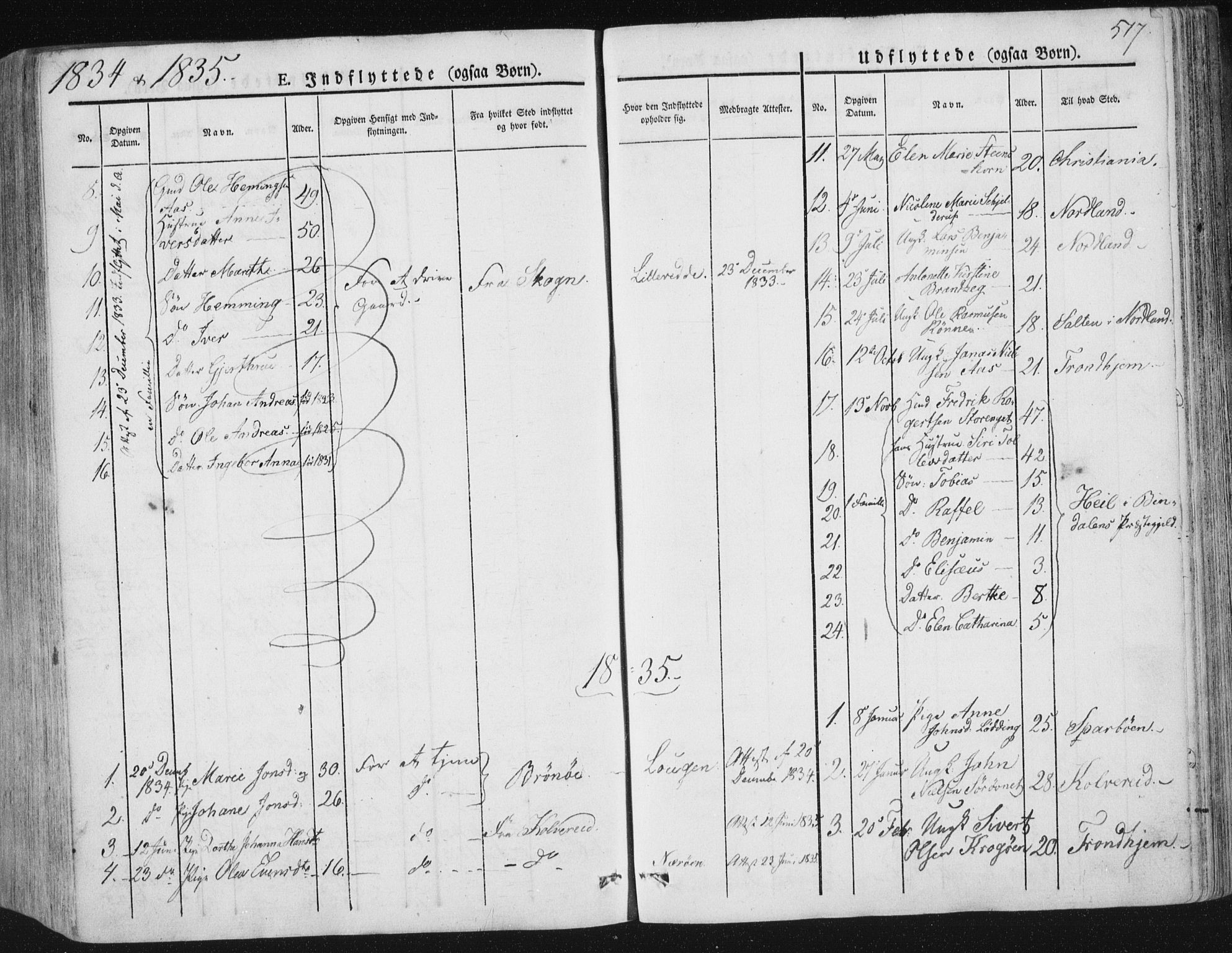 Ministerialprotokoller, klokkerbøker og fødselsregistre - Nord-Trøndelag, AV/SAT-A-1458/784/L0669: Parish register (official) no. 784A04, 1829-1859, p. 517