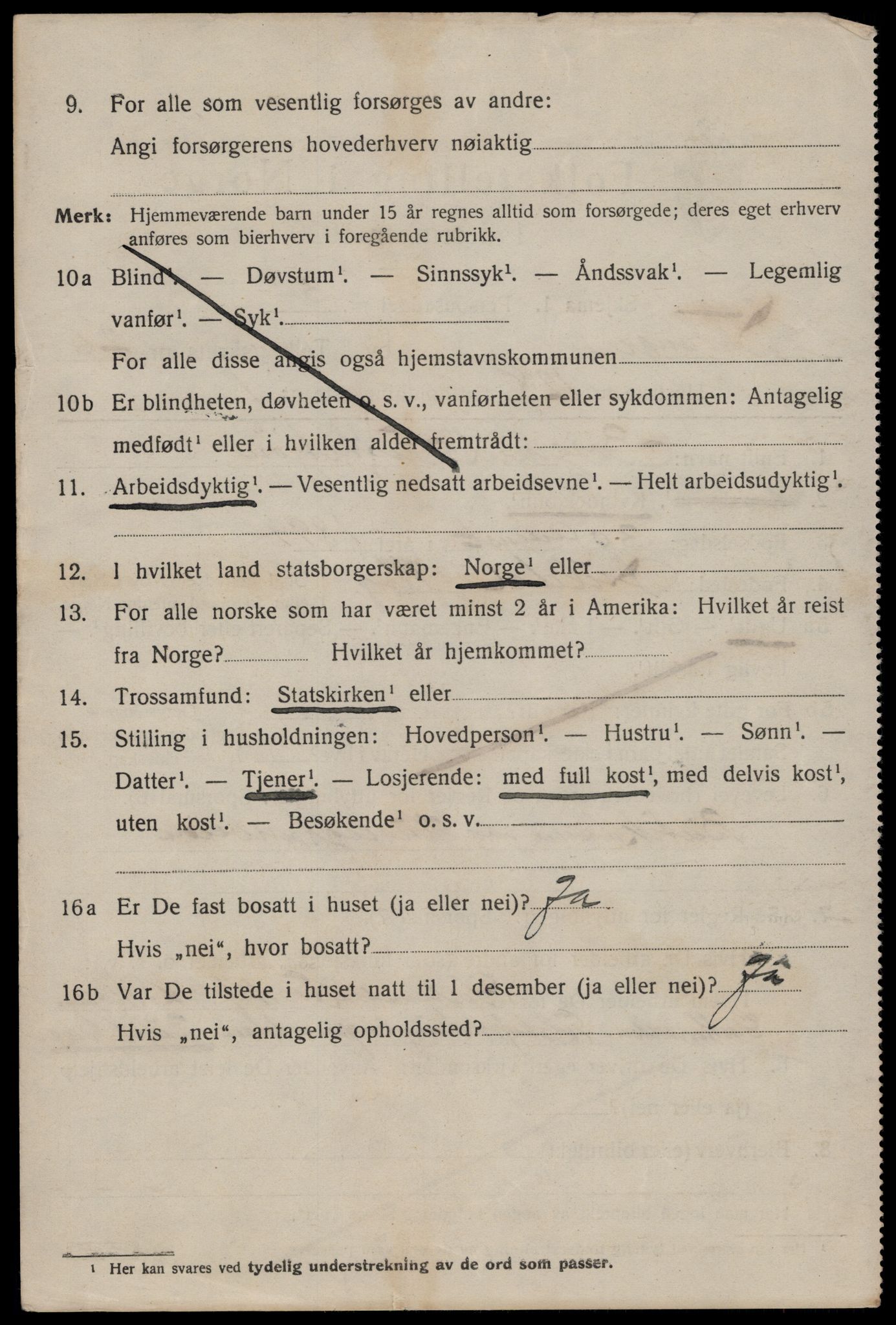 SAST, 1920 census for Stavanger, 1920, p. 79053