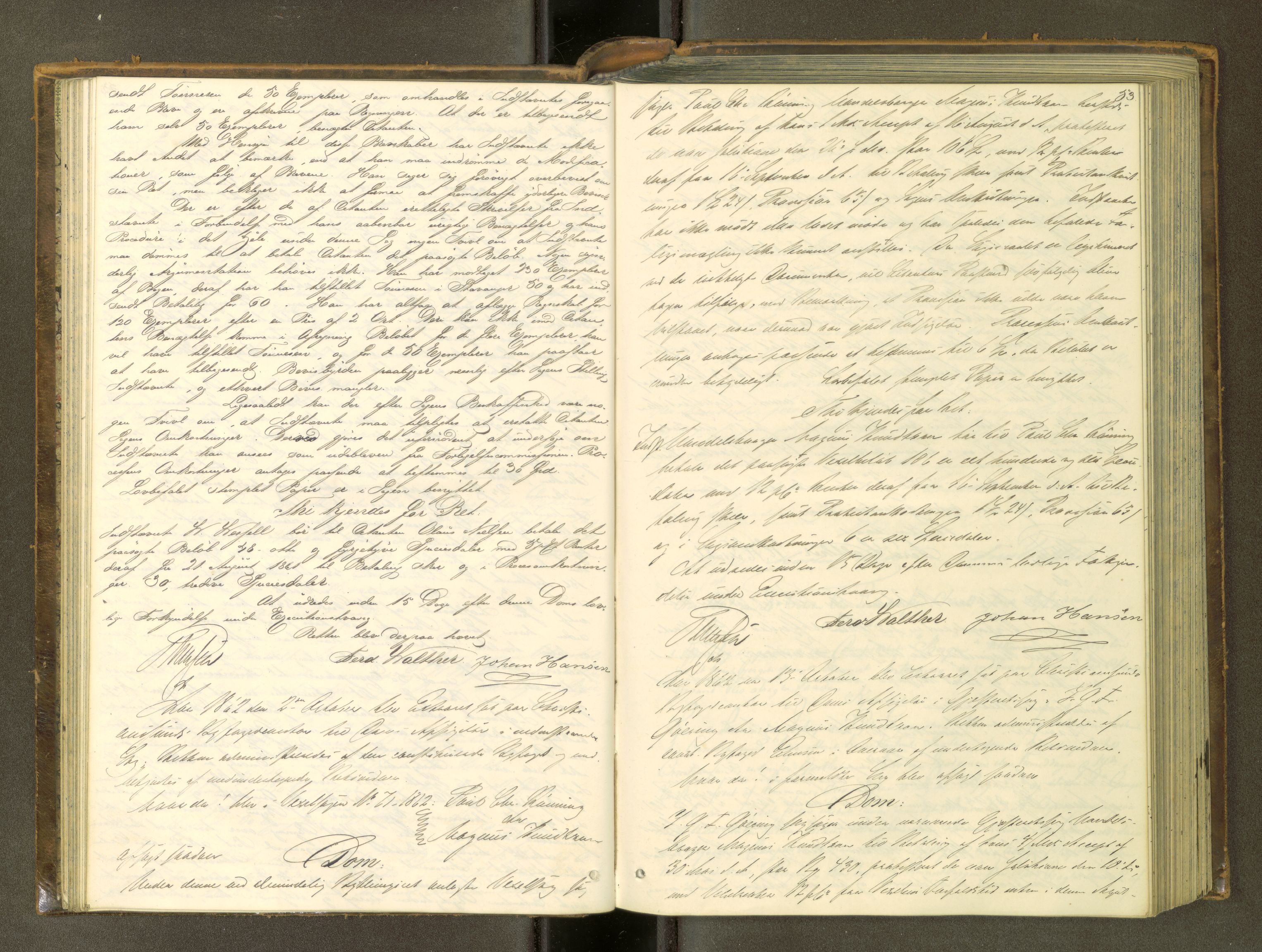 Kristiansund byfogd, AV/SAT-A-4587/A/04/L0003: Domprotokoll. Aut. 08.10.1861, 1861-1868, p. 52b-53a